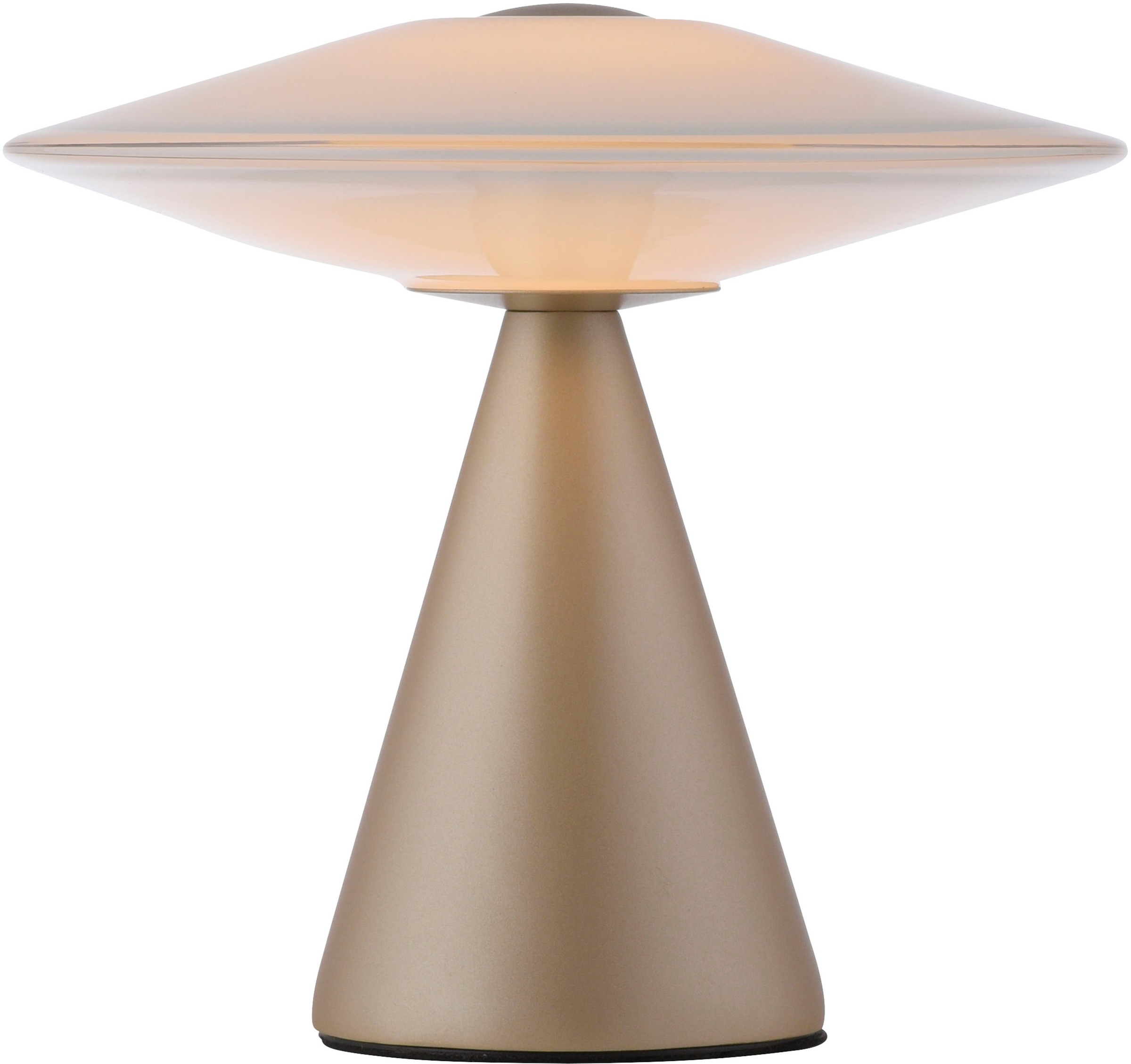 Paul Neuhaus LED Tischleuchte »ELIPSA« LED-Board 1 Stk. Warmweiß Touchdimmer, Memoryfunktion, Opalglas