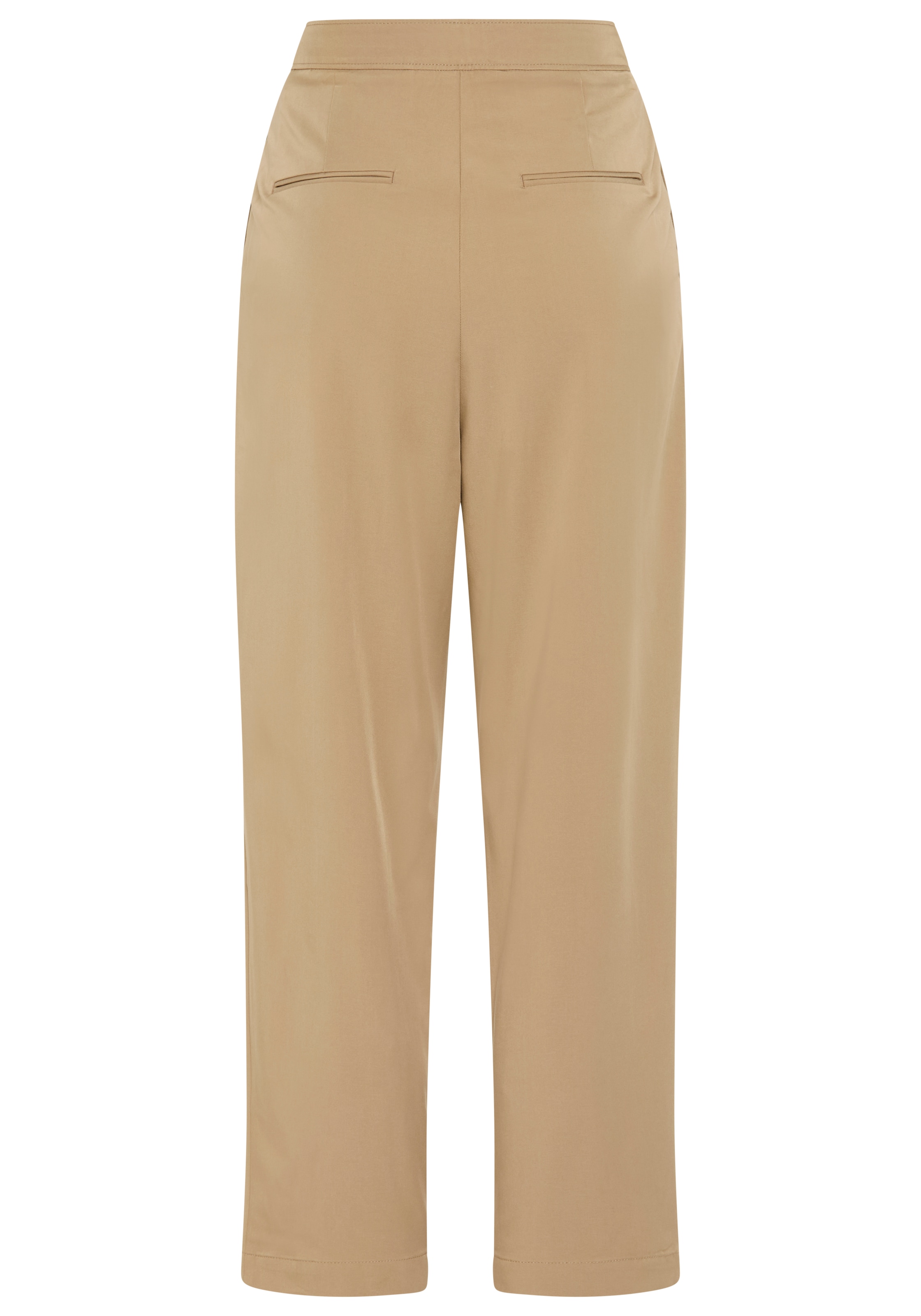 BOSS ORANGE Bundfaltenhose »Tophelia Premium Damenmode«  mit Bindeband, Tapered Fit