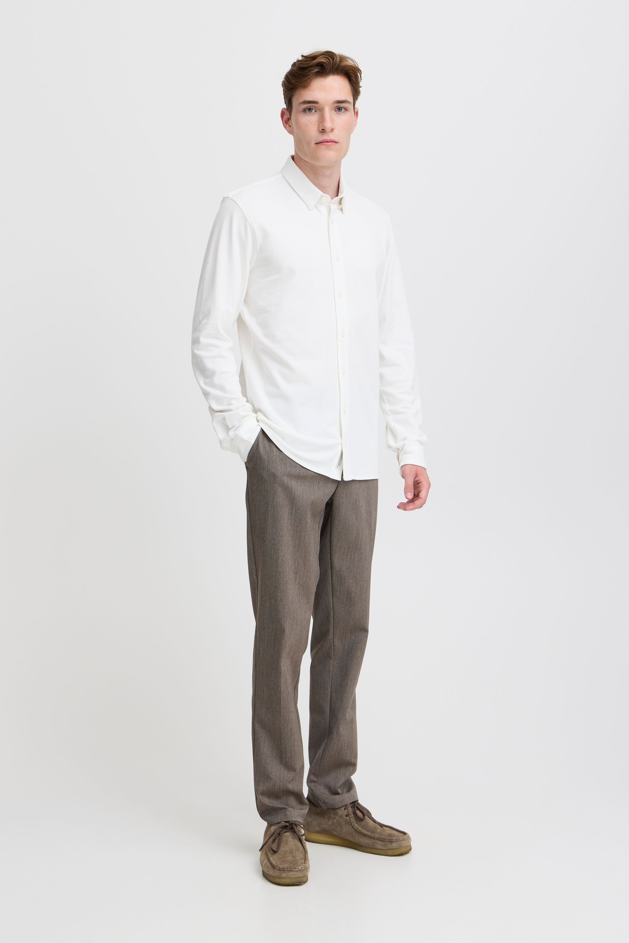 Casual Friday Businesshemd »Businesshemd CFARTHUR LS BU jersey piquet shirt«
