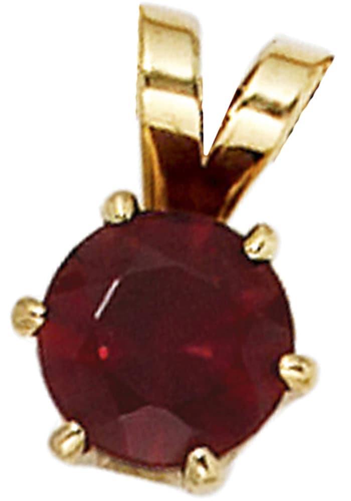 JOBO Kettenanhänger »Anhänger mit Granat«, 585 Gold