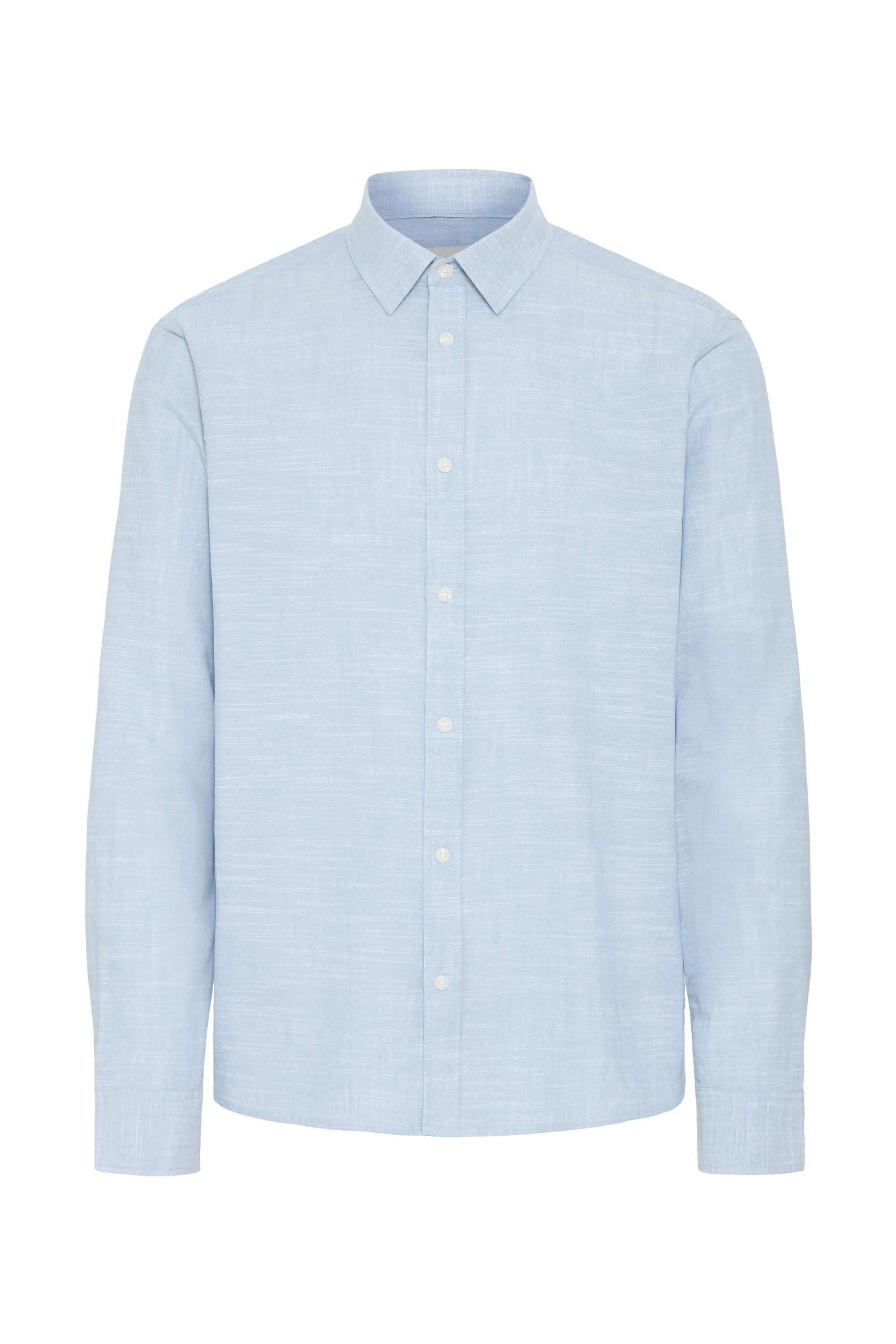 Blend Langarmhemd »BHDaris« Meliertes Langarmhemd mit 2-Knopf-Manschette