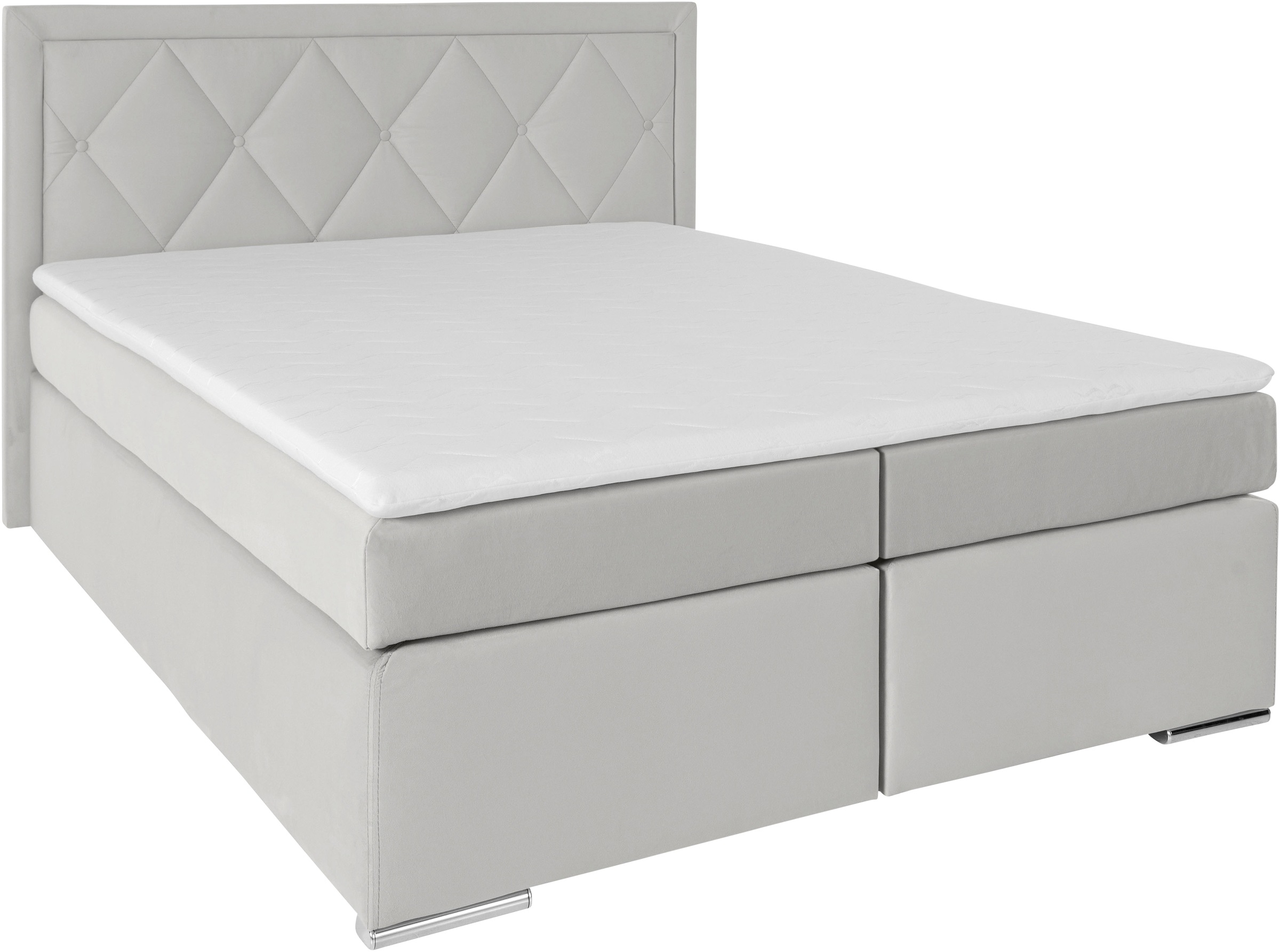 Leonique Boxbett »Alfie, Bestseller, wahlweise mit Bettkasten«, mit Knopfheftung im Kopfteil, H2, H3 und H4 wählbar