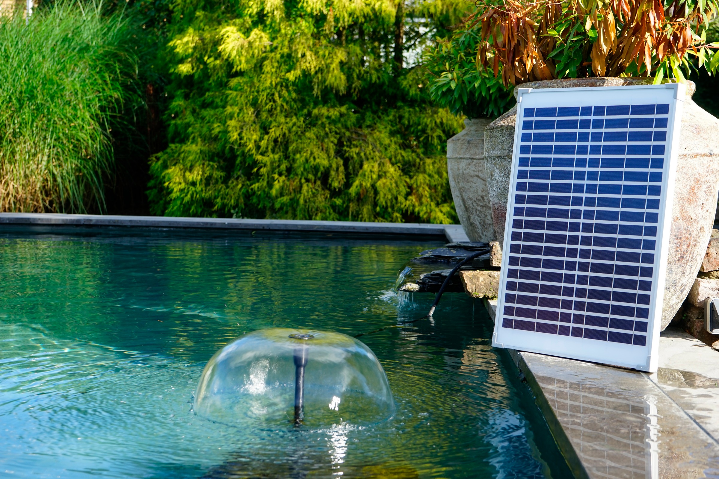 Pompe Solaire Ubbink SolarMax 1000 Noir Argent 2