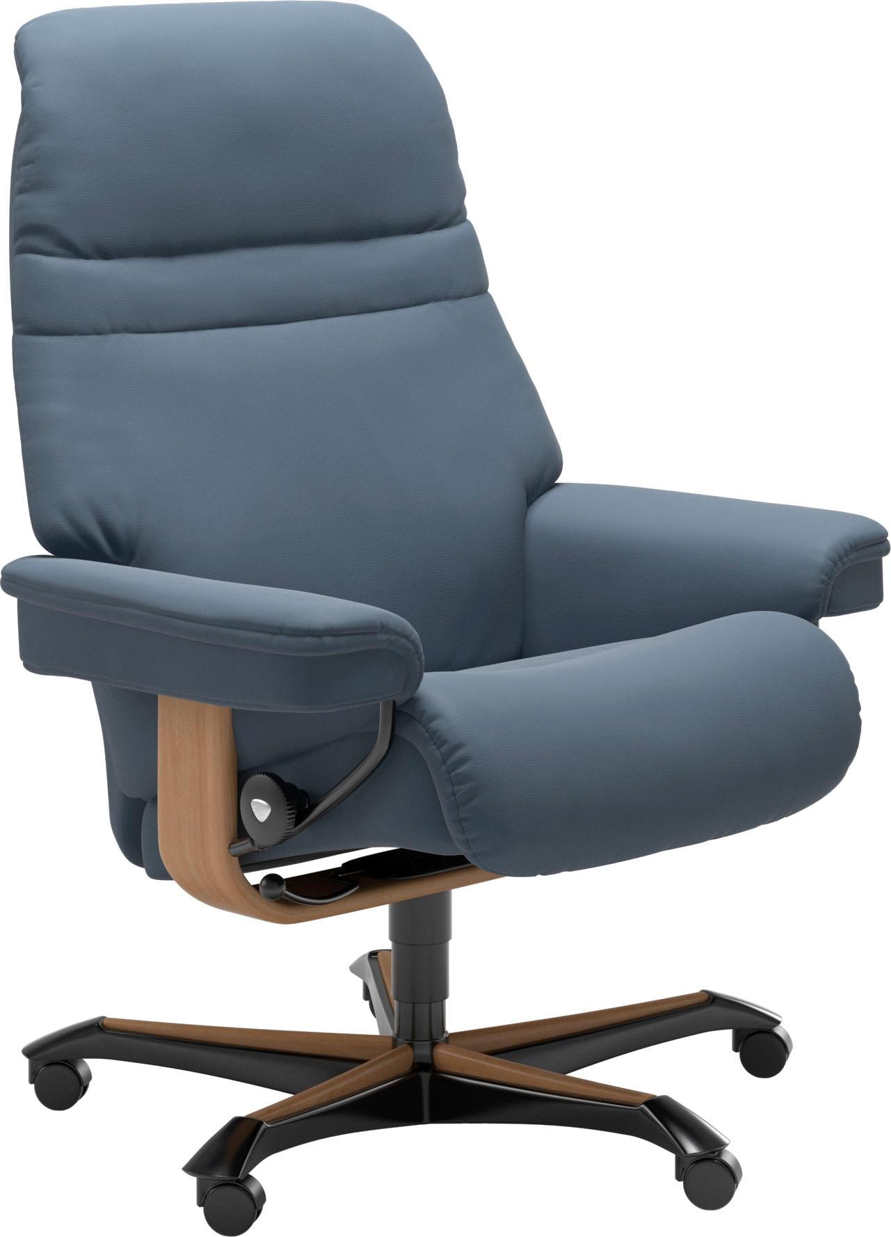 Stressless Relaxsessel "Sunrise", mit Home Office Base, Größe M, Gestell Ei günstig online kaufen