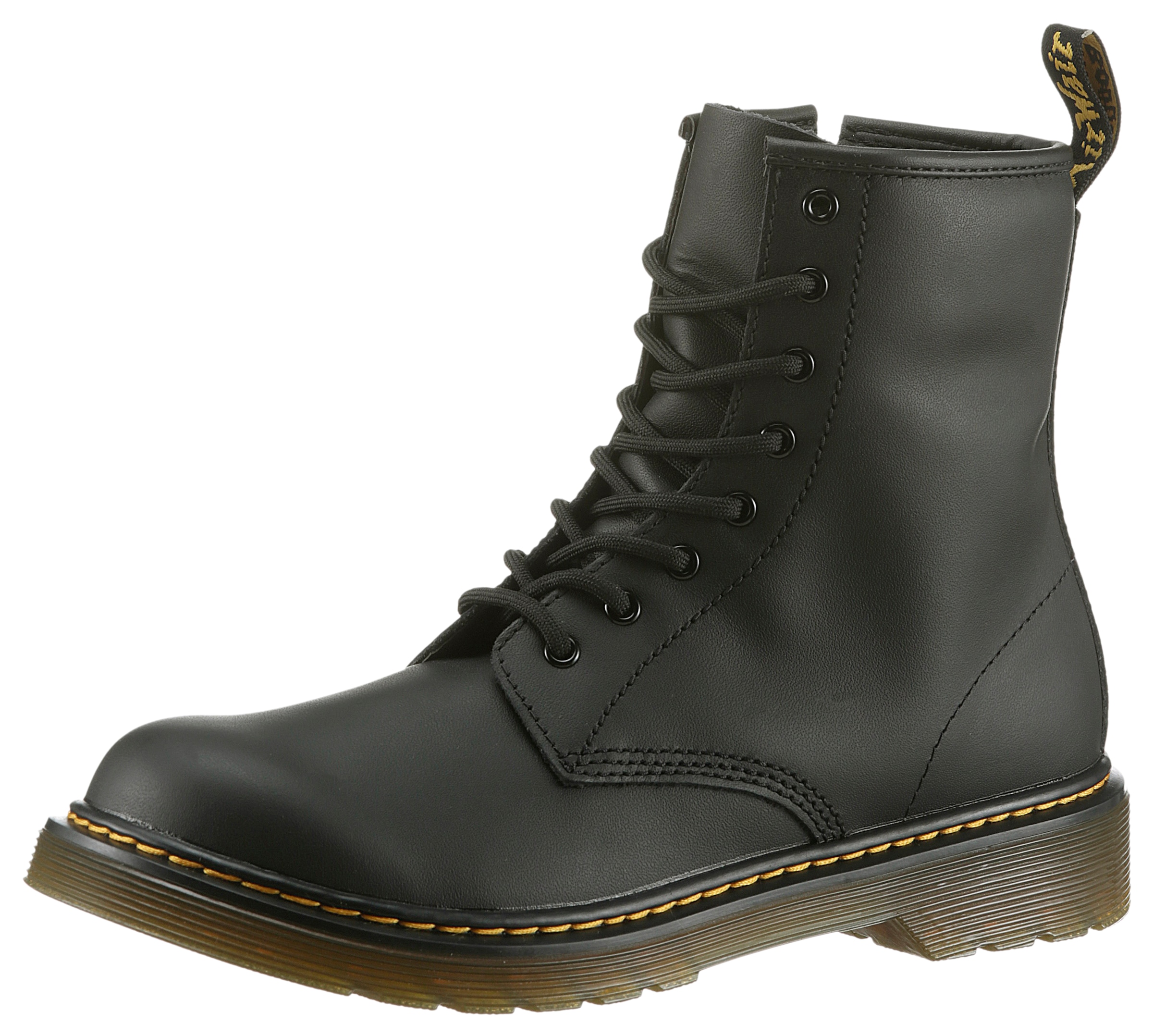 DR. MARTENS "1460 Kinder SOFTY T" Kinderstiefel, Freizeitschuh mit Reißverschluss und Anziehlasche