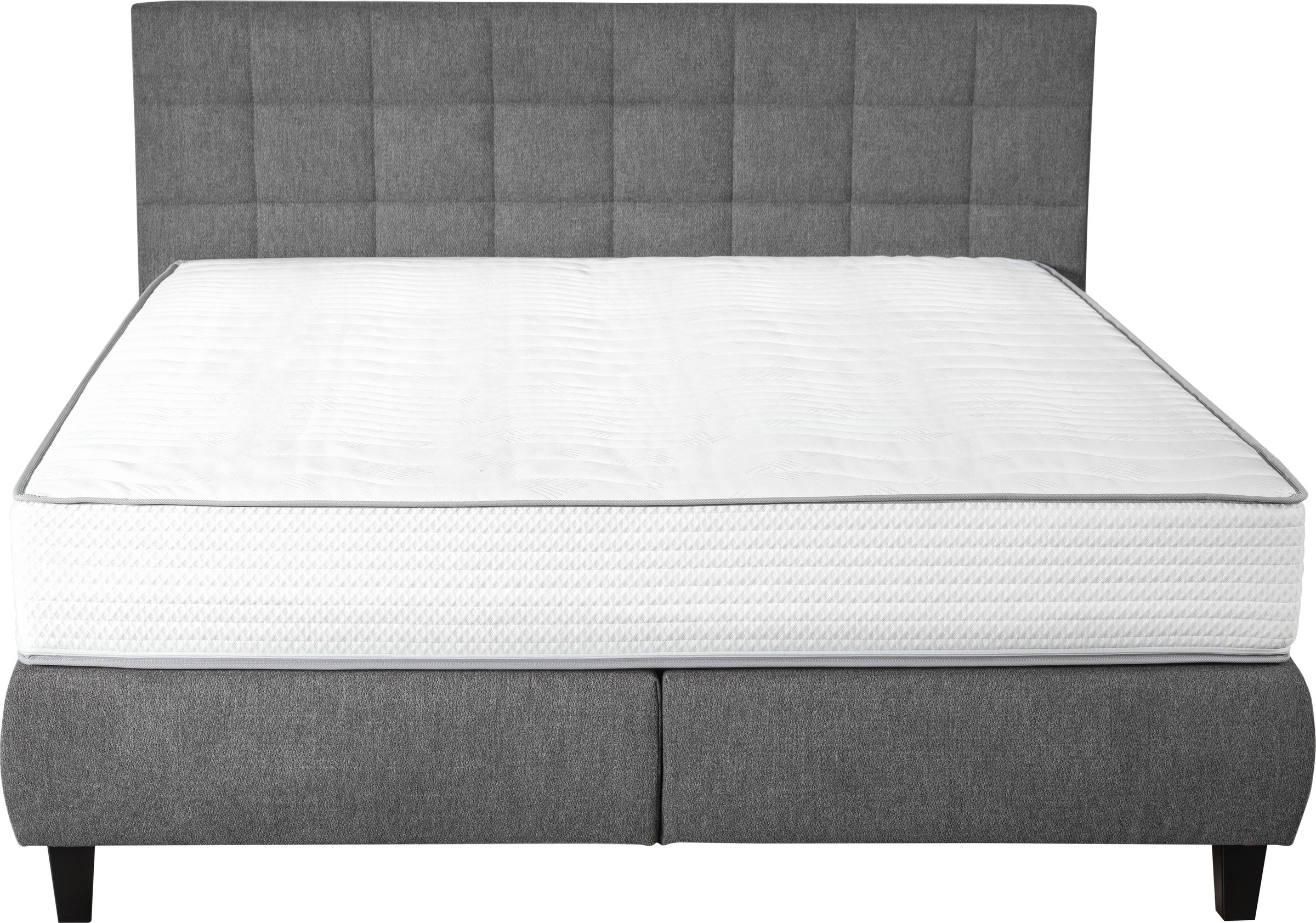 alina Boxspringbett »Edera«, Doppelbett wahlweise mit Topper, Liegefläche 180x200 cm, mit Steppung