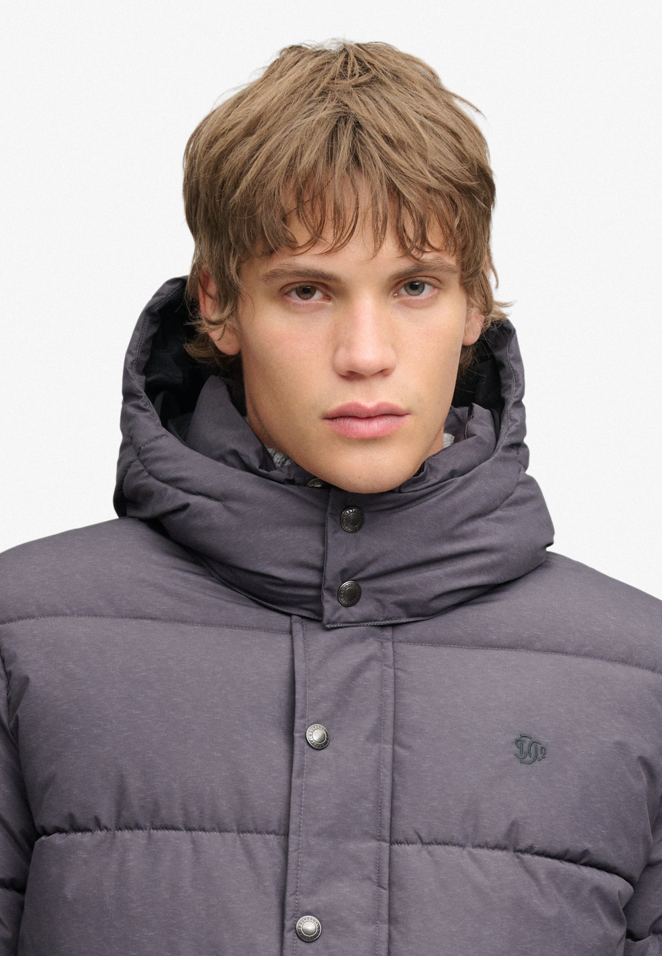 Superdry Steppjacke »PREMIUM HOOD PUFFER JKT« mit Kapuze Kunstfaser, relaxed fit