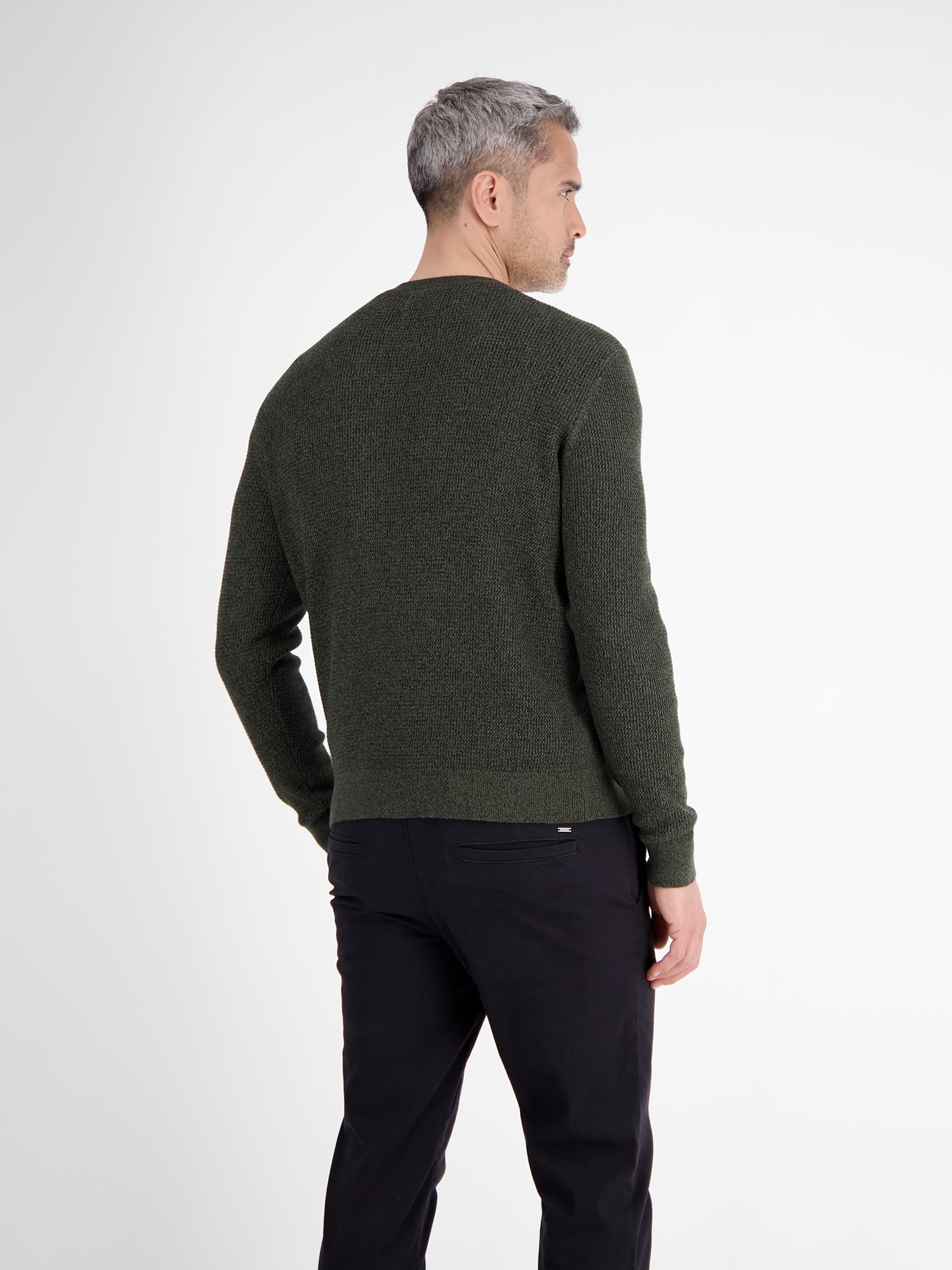 LERROS Strickpullover "LERROS Herren Strickpullover in Strukturqualität" günstig online kaufen