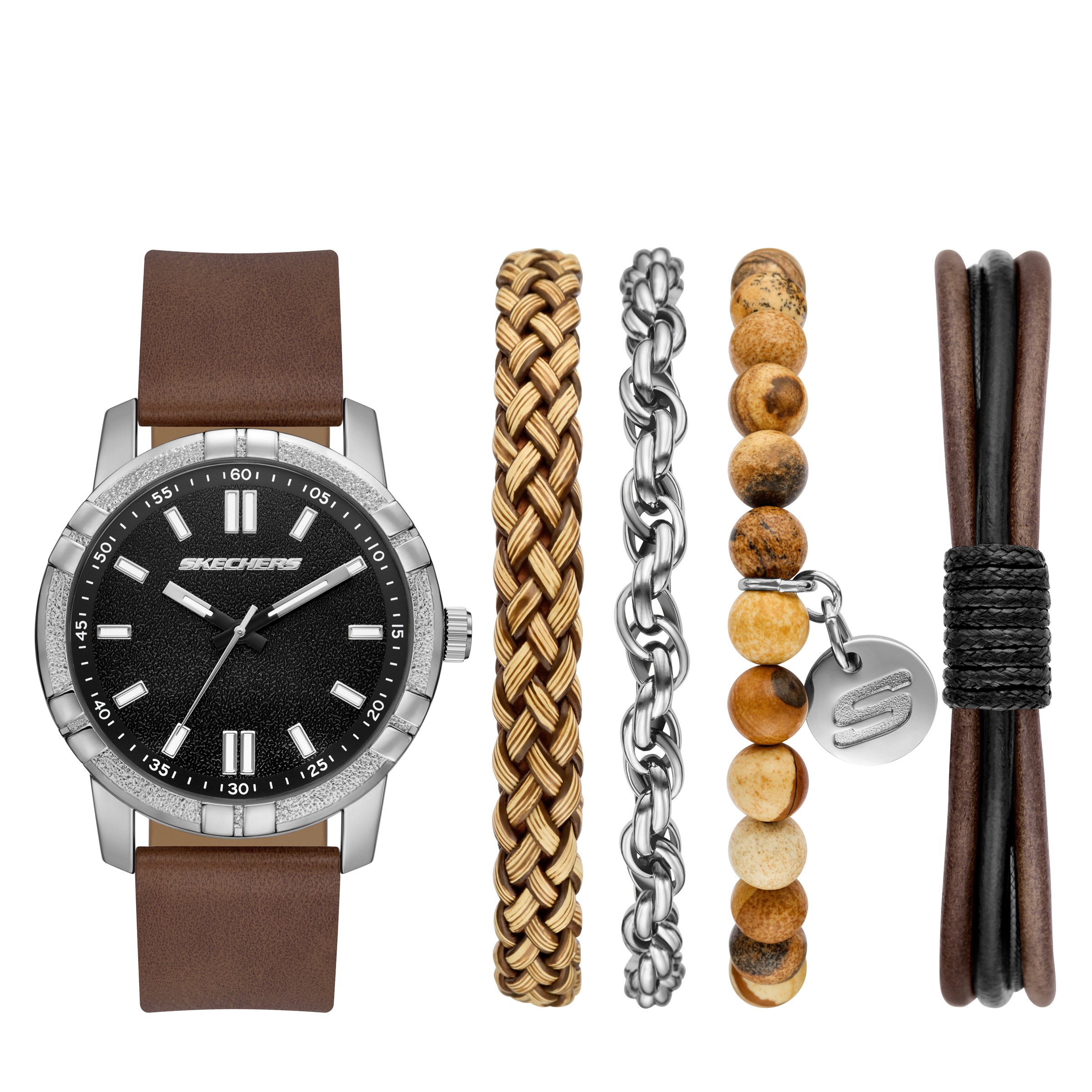 Skechers Quarzuhr »Beachy Stackable« Armbanduhr, Herrenuhr, Ideal auch als Geschenk, analog