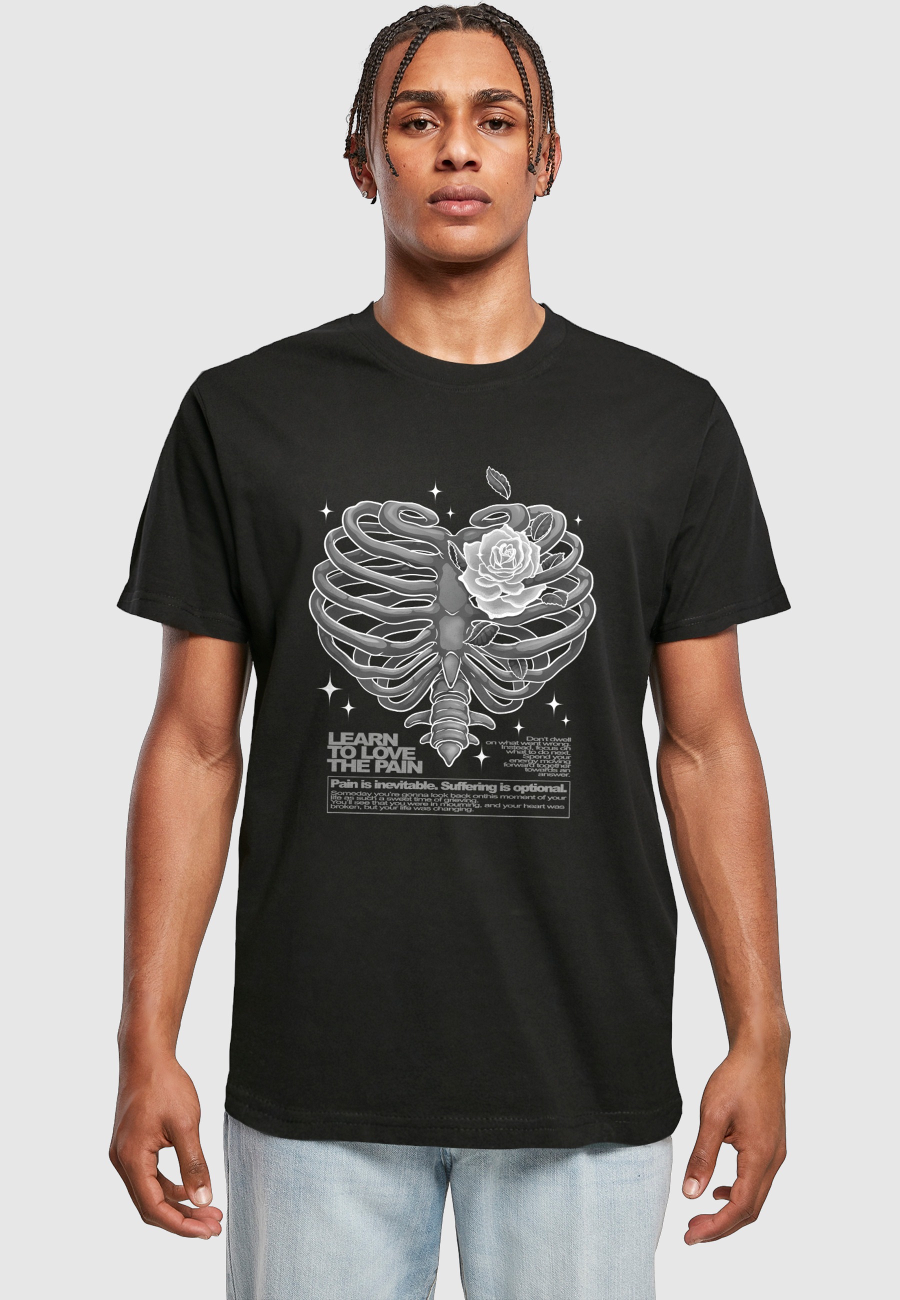 Thumbnail - MisterTee T-Shirt "MisterTee Herren Heart Cage Tee" 1 Stk.