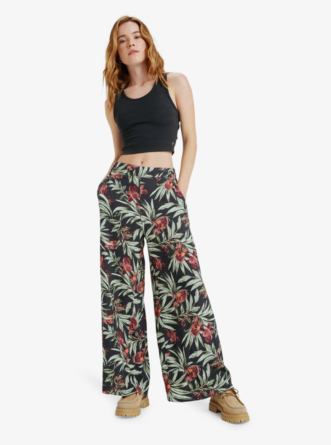 Roxy Stoffhose »MIDNIGHT AVENUE CRINKLE«, (1 tlg.)