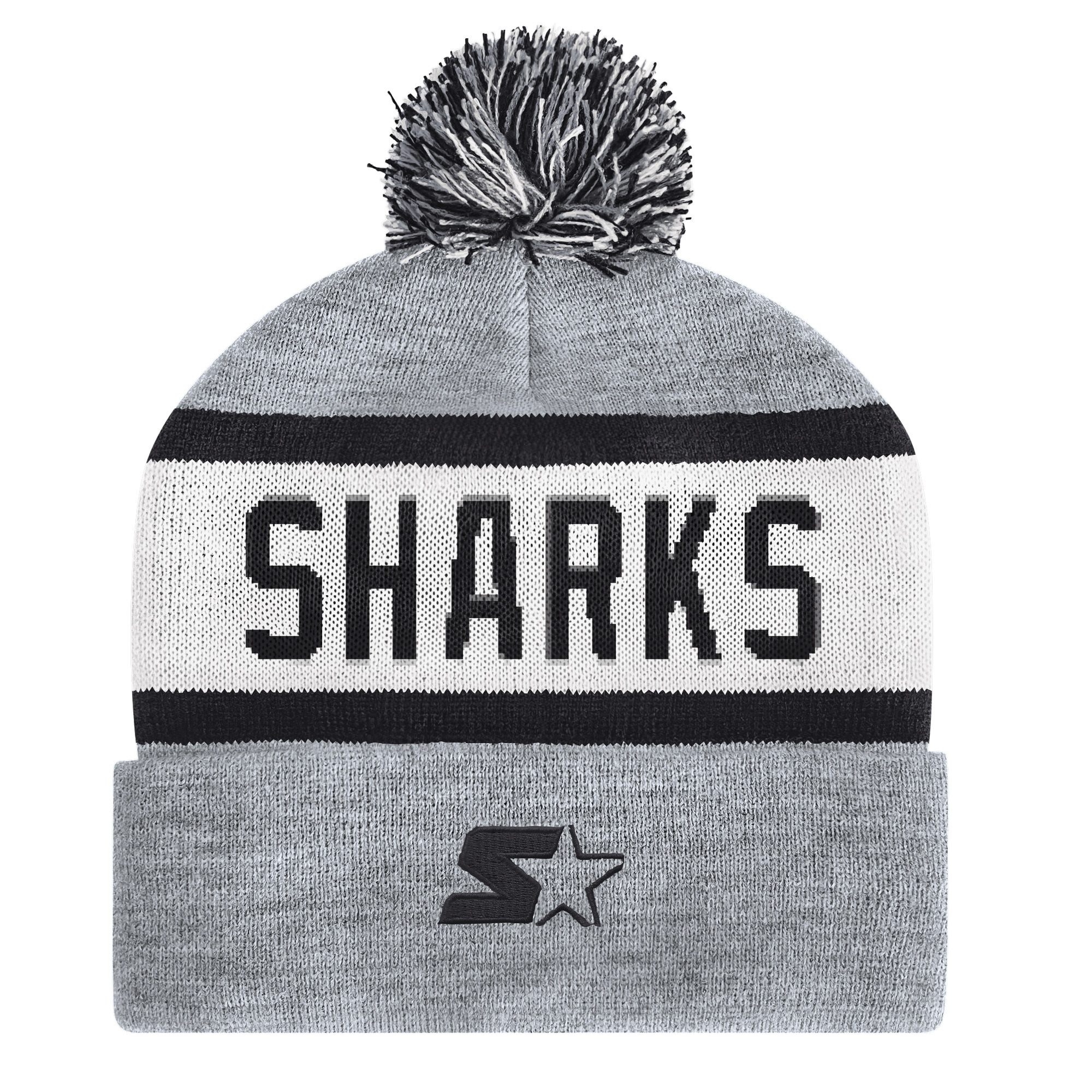 Starter 1100000002199 "Starter Mütze San Jose Sharks Black Ice Beanie"
