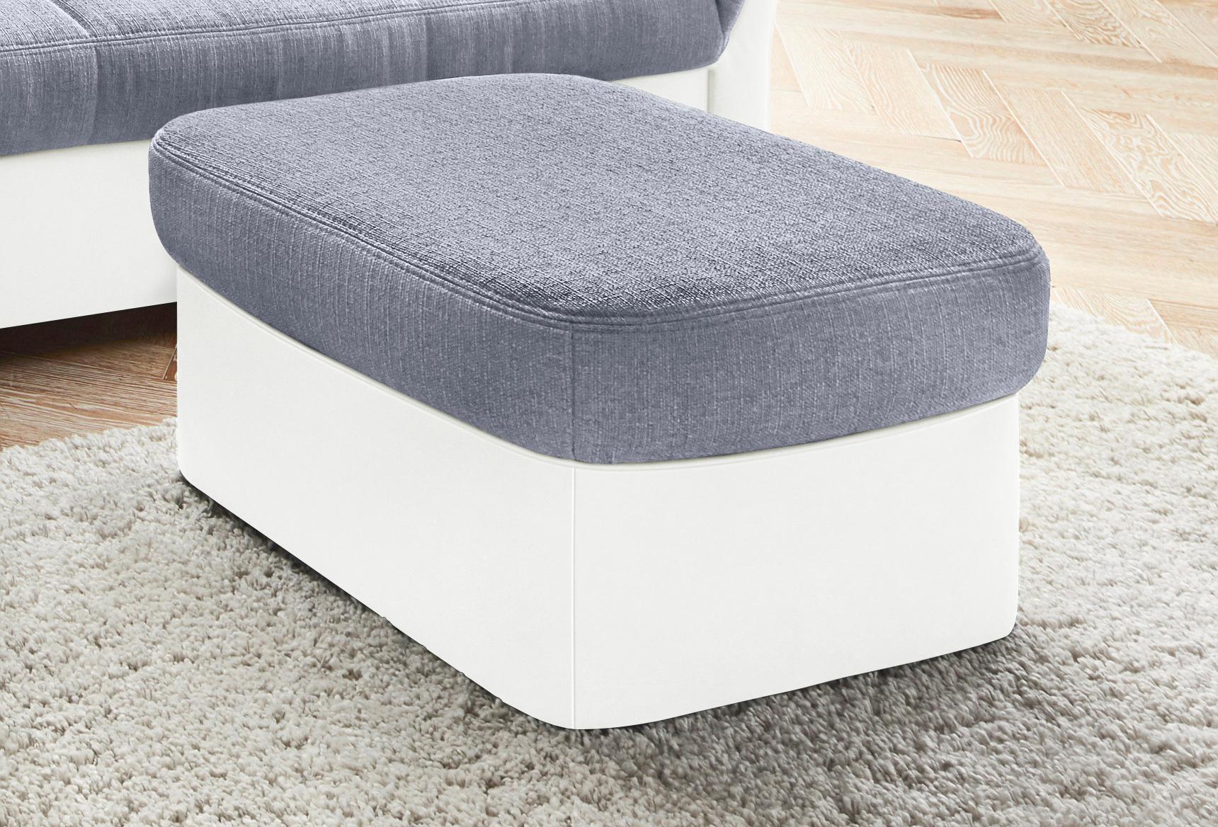 DOMO collection Polsterhocker "ELVA elegant, bequem und hochwertig" passend zu den Sitzmöbeln der Serie ELVA