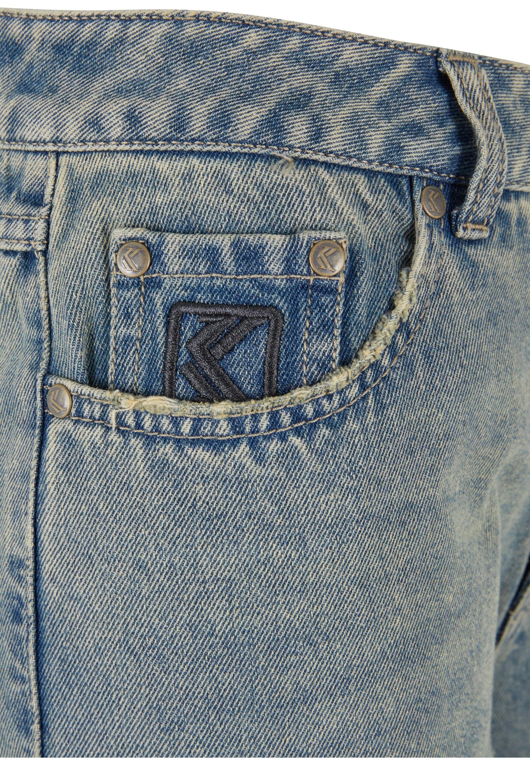 Thumbnail - Karl Kani Bequeme Jeans "Karl Kani Karl Kani Og Five Pocket Straight Leg Gradient Denim"