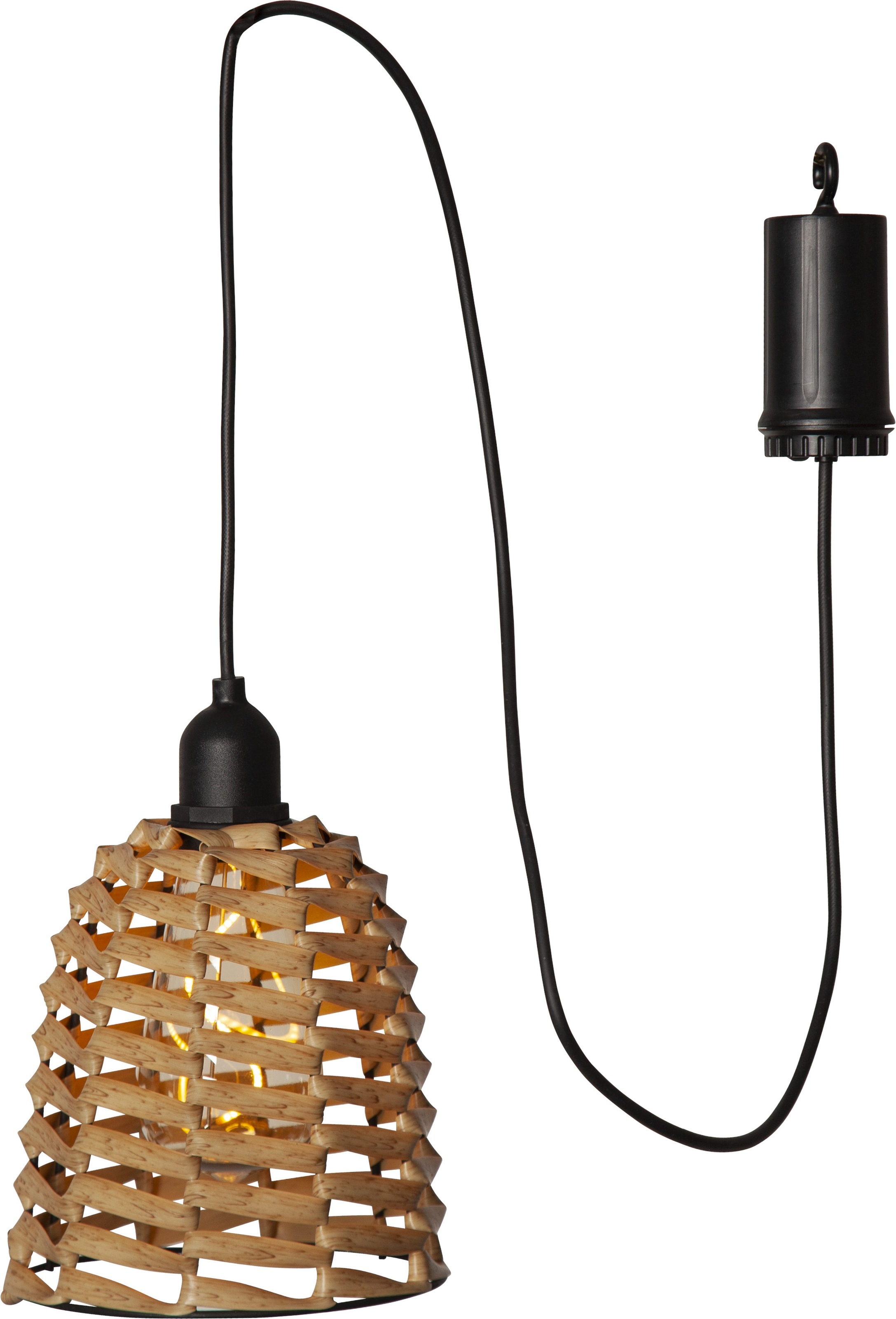 Parforce Traditional Hunting Dekolicht »Außendekoration Twine« LED-Board 1 Stk. Warmweiß Rattan-Optik in PE-Material, warmweißes Filament-Licht, 6/18-h-Timer