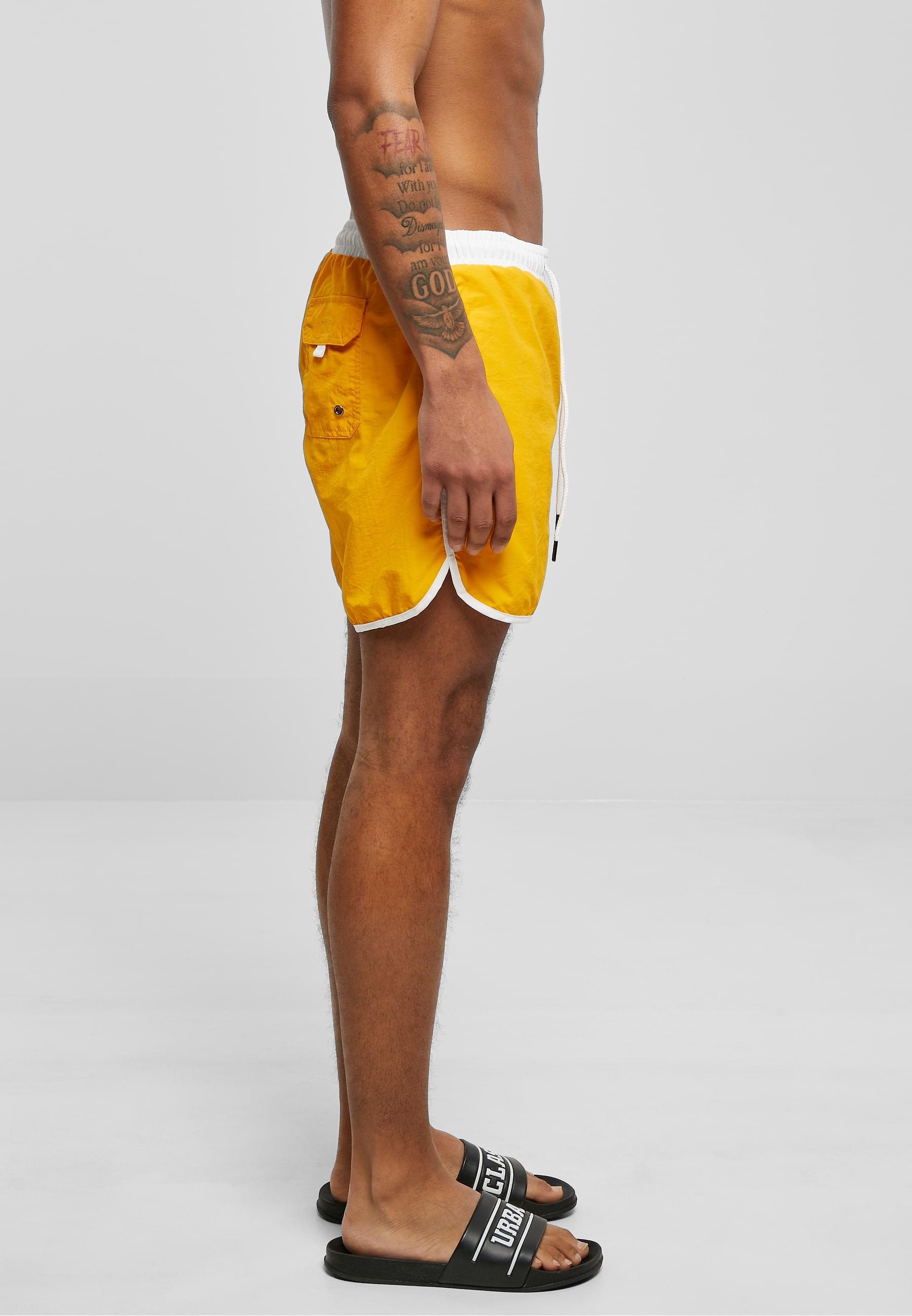 URBAN CLASSICS Badeshorts »Urban Classics Herren Retro Swimshorts«