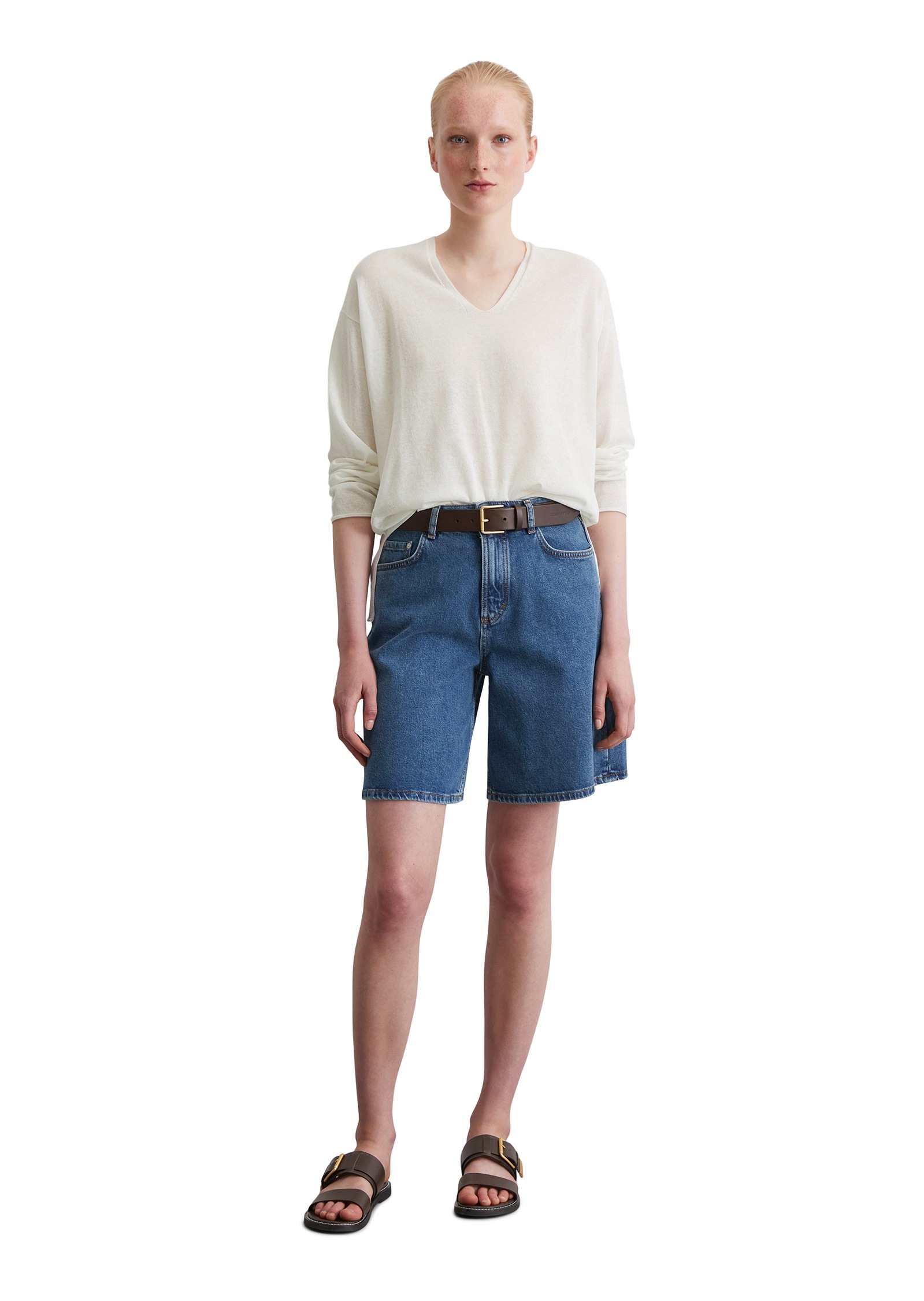 Marc O'Polo Strickpullover »aus Organic-Cotton-Mix«