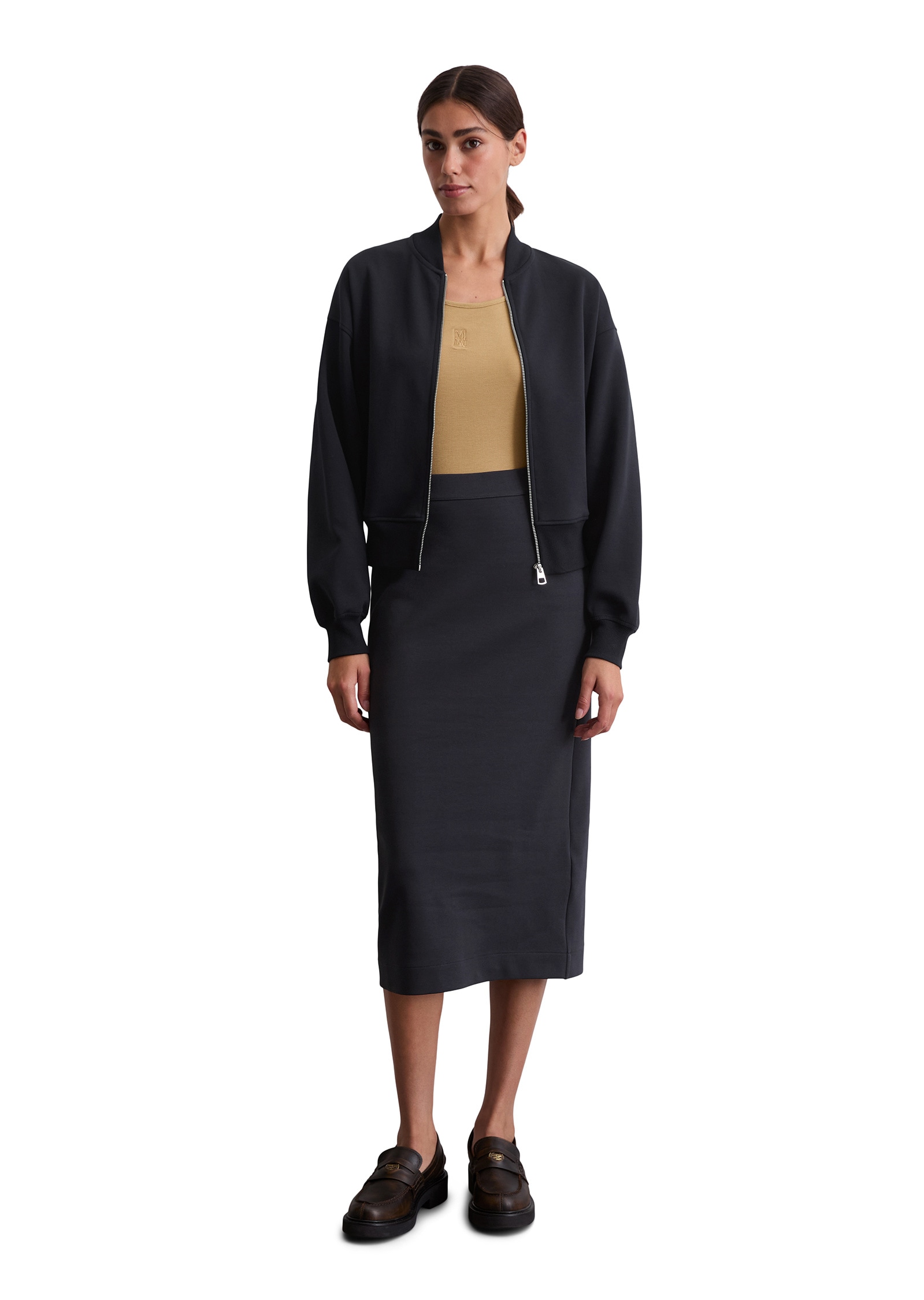 Marc O'Polo Sweatjacke »aus Interlock-Jersey«