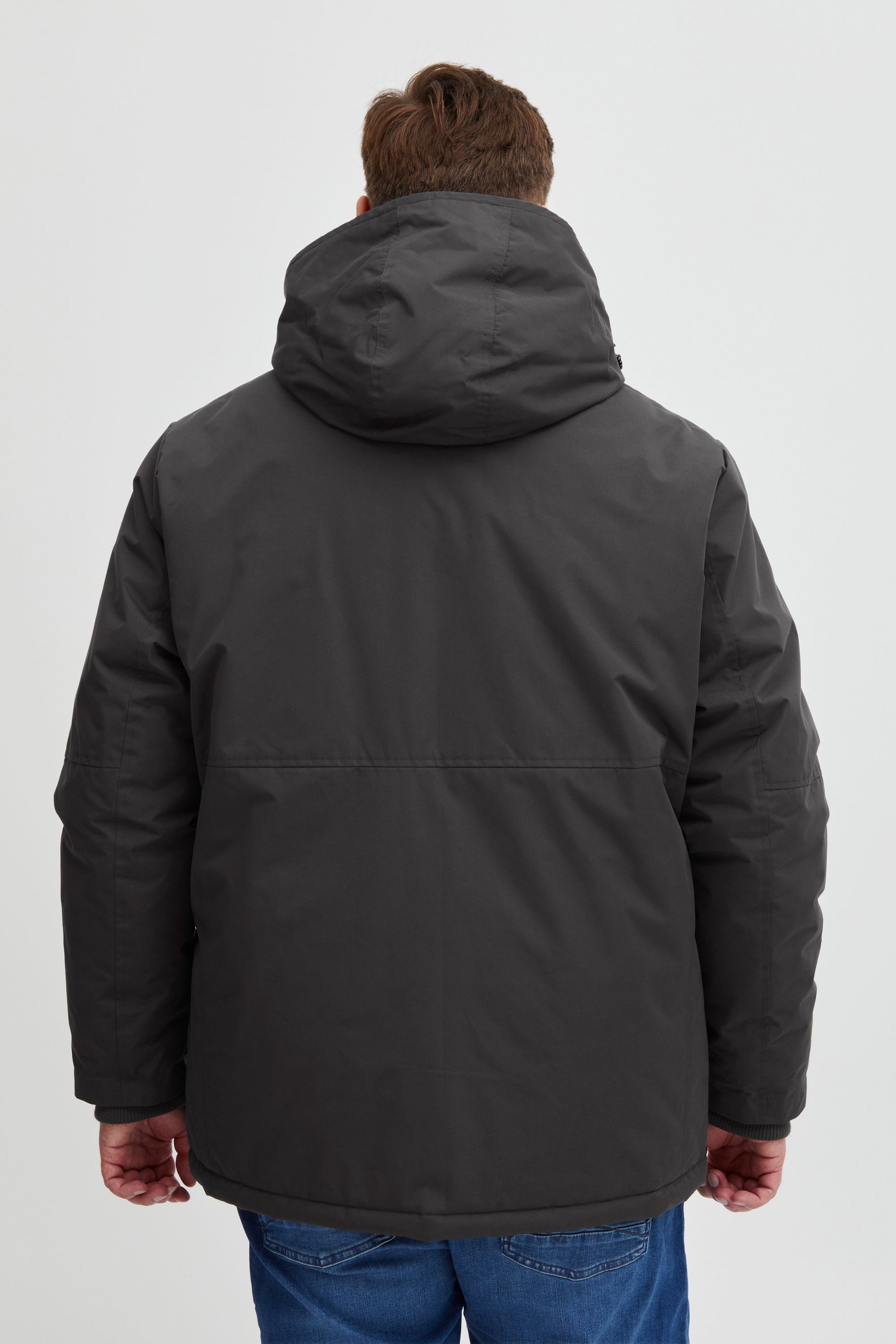Kurzjacke BLEND "Kurzjacke BHBFosco", Herren, Gr. 4XL, grau (phantom grau), Obermaterial: 100% Polyester PES., regular fit normal, Jacken Kurzjacke 6