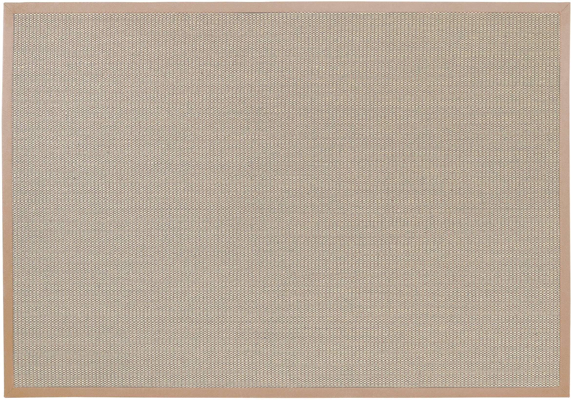 Dekowe Sisalteppich "Brasil" rechteckig 6 mm Höhe Flachgewebe, Obermaterial: 100% Sisal, mit Bordüre, Wohnzimmer