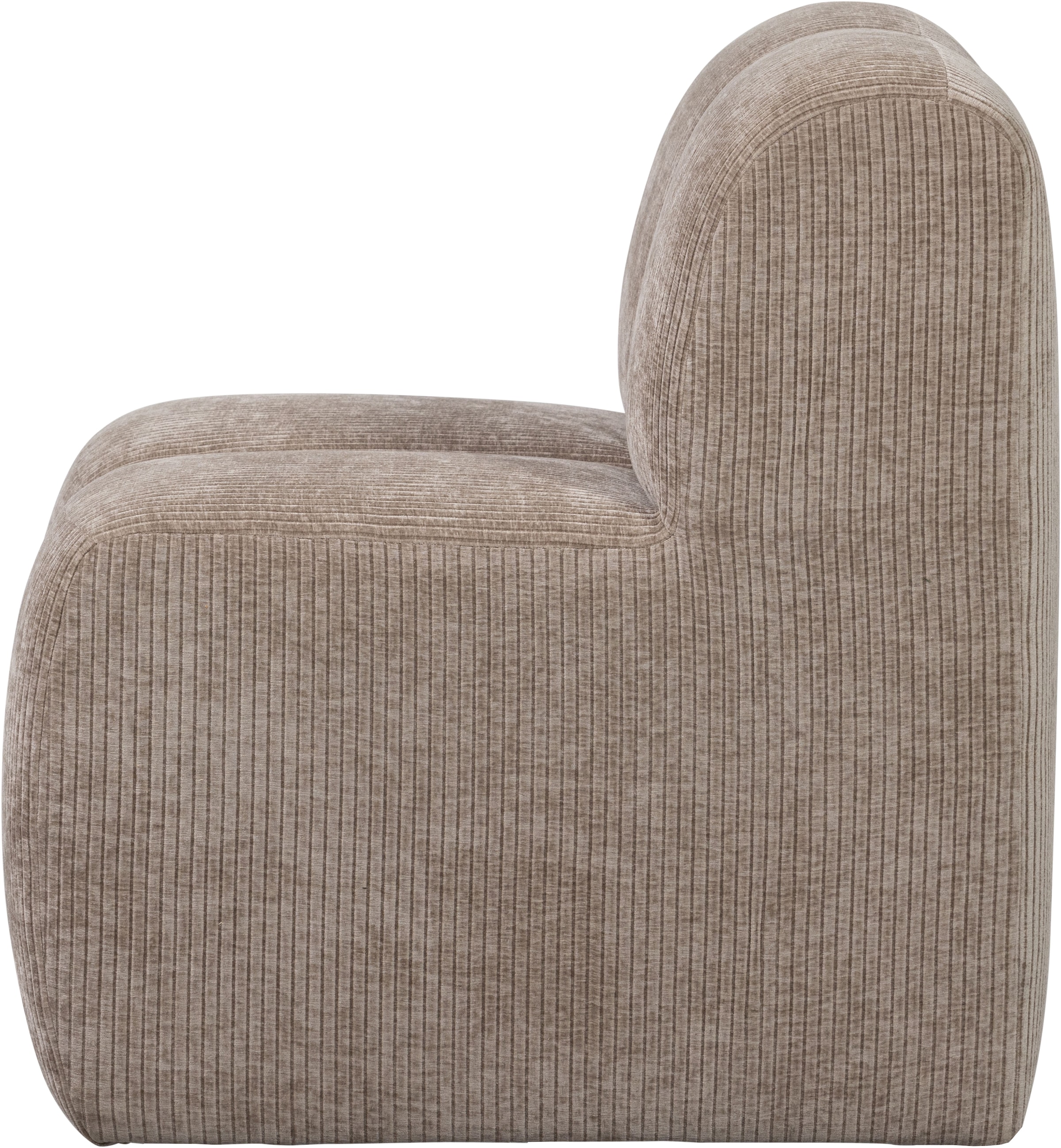 WOOOD Sofa-Mittelelement »Mojo mit Jacquard-Rippenbezug B 84 x T 73 x H 83 cm« Ausgezeichnete Verschleißfestigkeit, kombinierbar, Tragkraft 120 kg