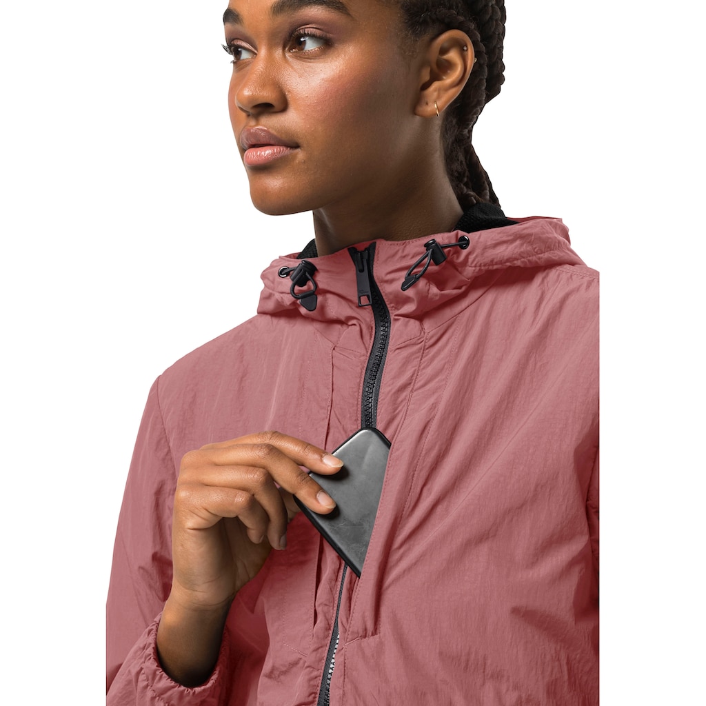 Jack Wolfskin Outdoorjacke »LIGHTSOME WANDER JKT W«, mit Kapuze