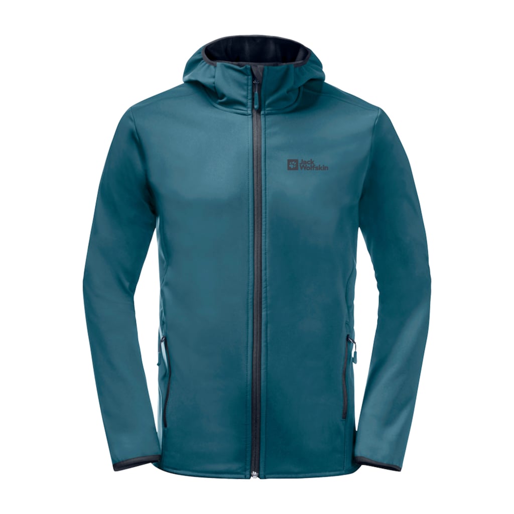 Jack Wolfskin Softshelljacke »BORNBERG HOODY M«, mit Kapuze