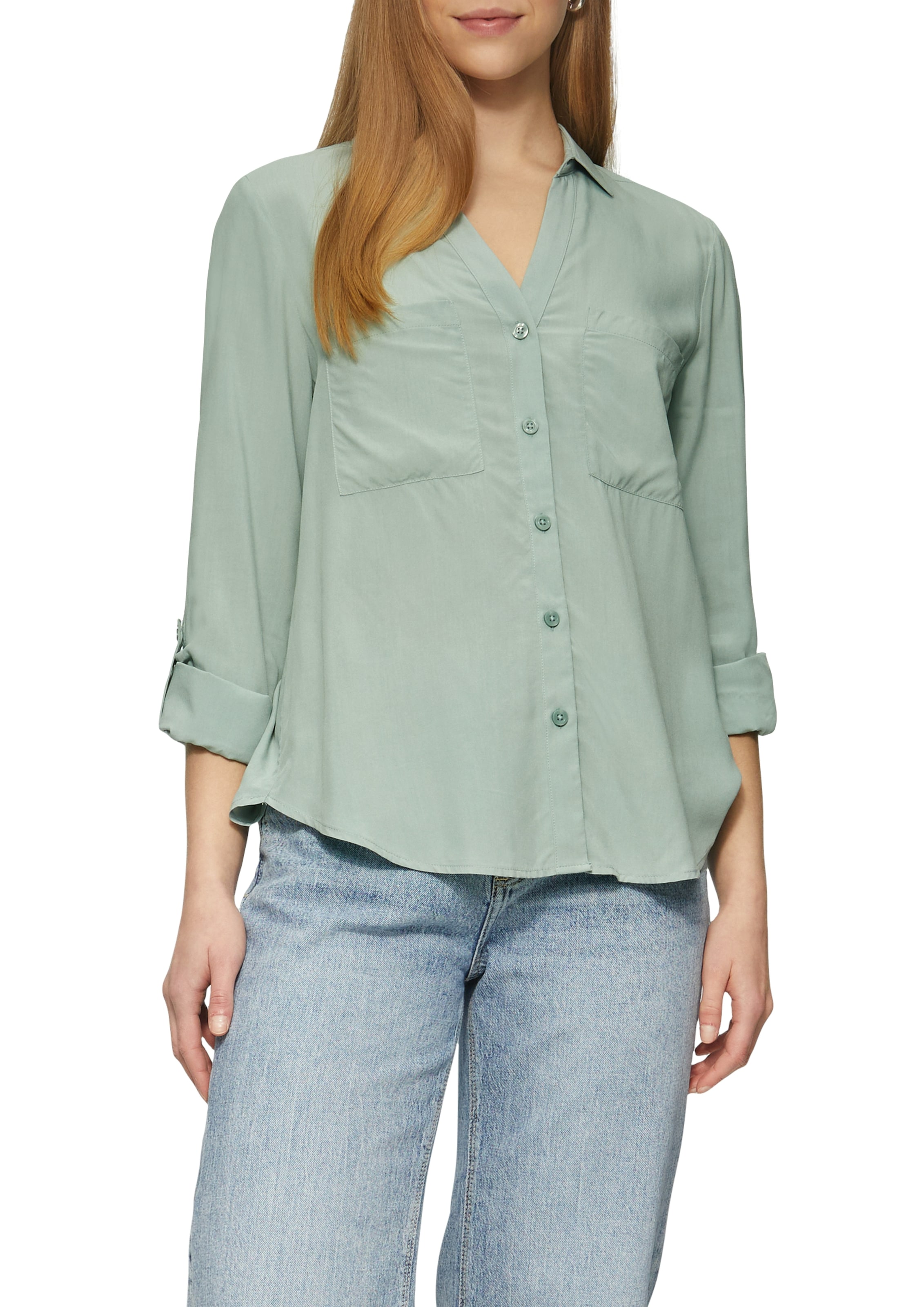 QS mit Turn-Up Ärmeln günstig online kaufen