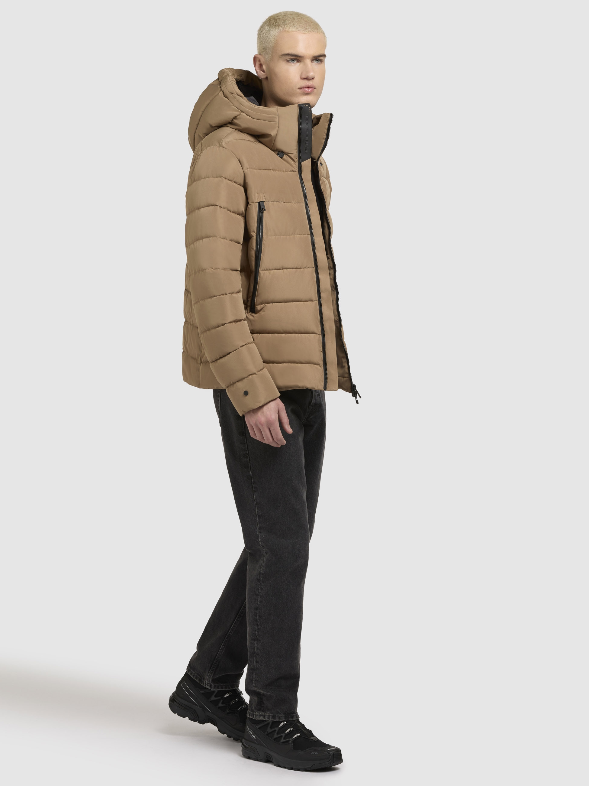 khujo Steppjacke »WOU«, mit Kapuze
