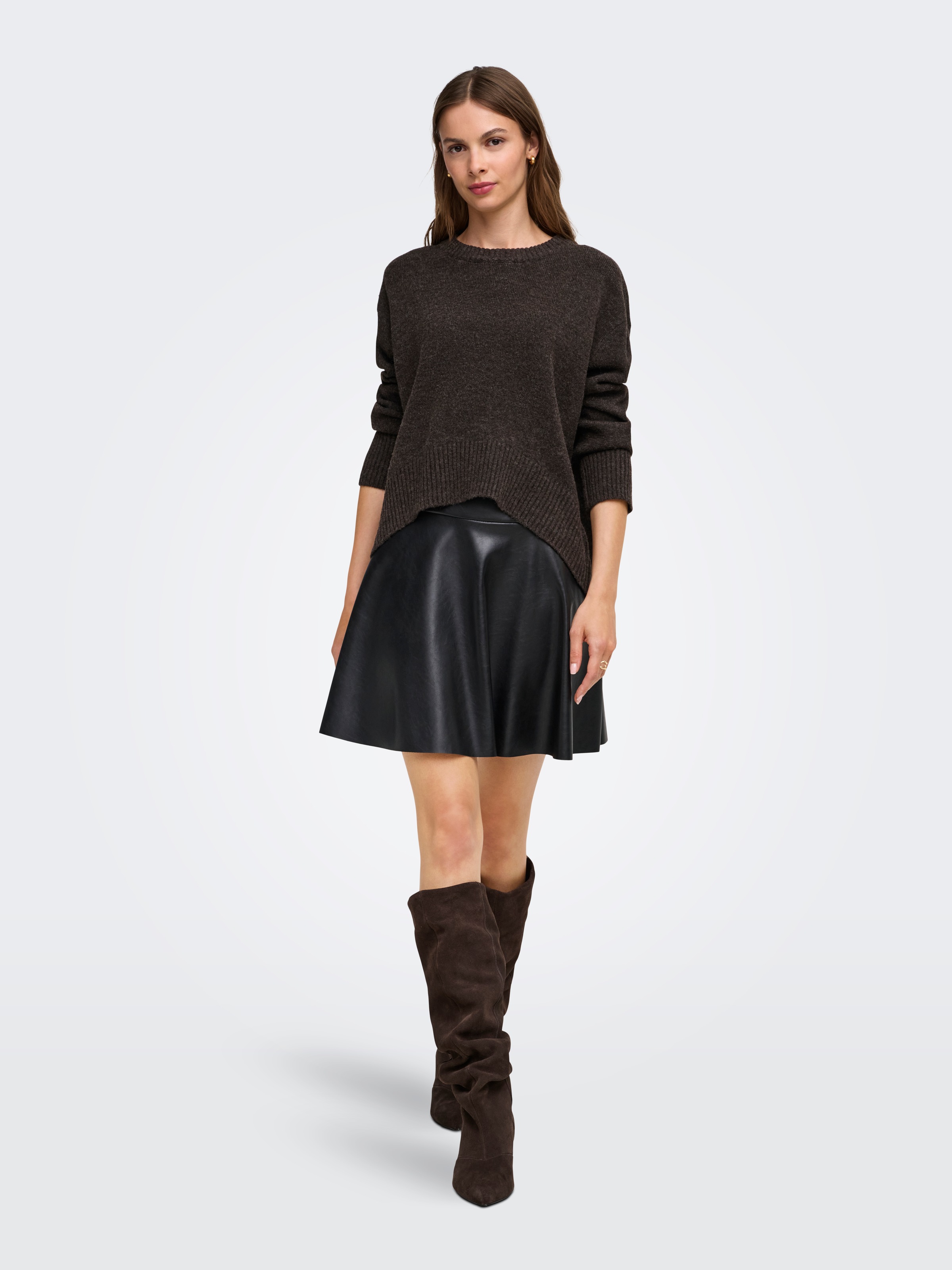 ONLY Lederimitatrock »ONLNEW LUNA FAUX LEATHER A SKIRT OTW« Lederimitat