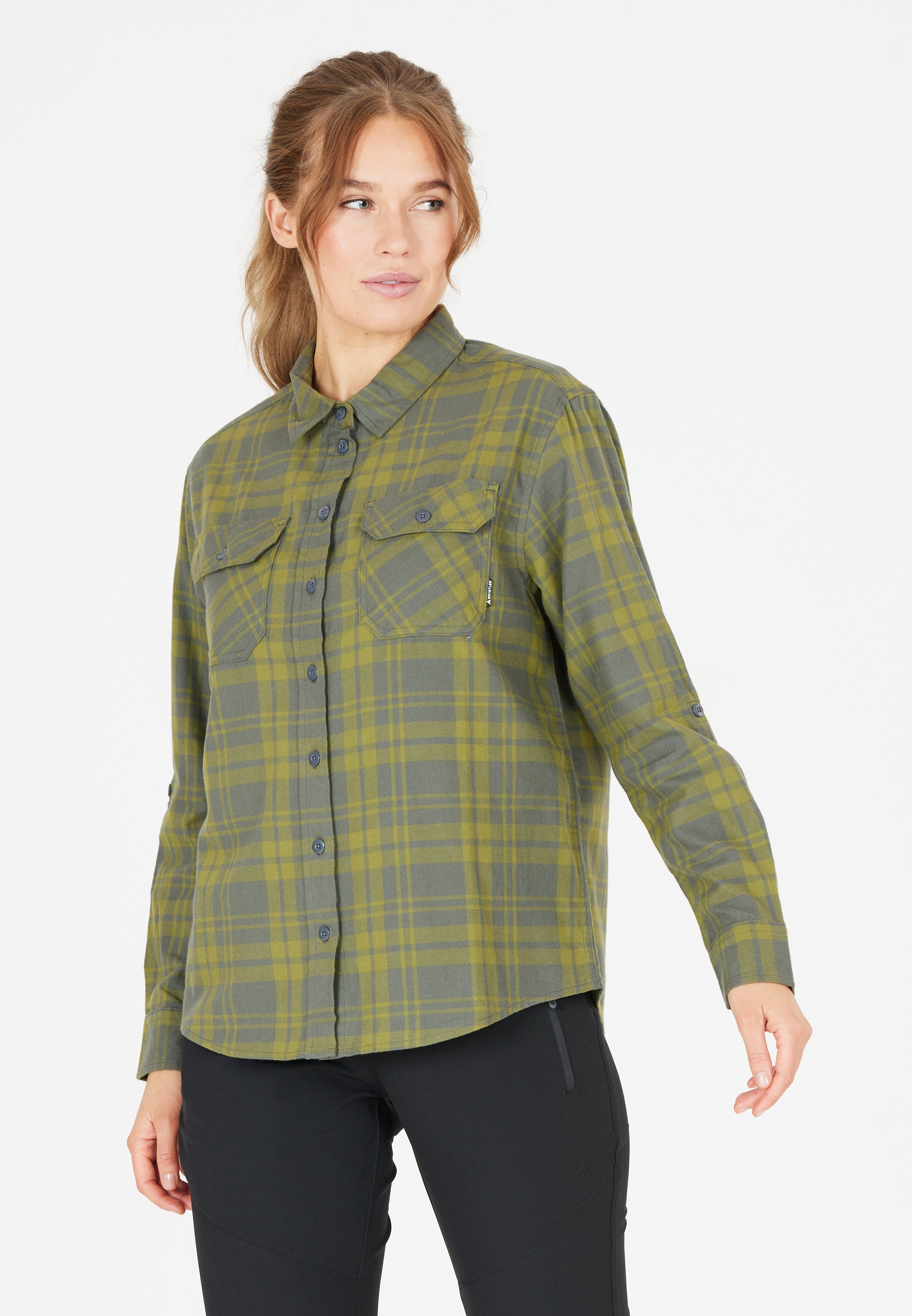 WHISTLER Fleeceshirt »Taurus«, aus reiner atmungsaktiver Baumwolle