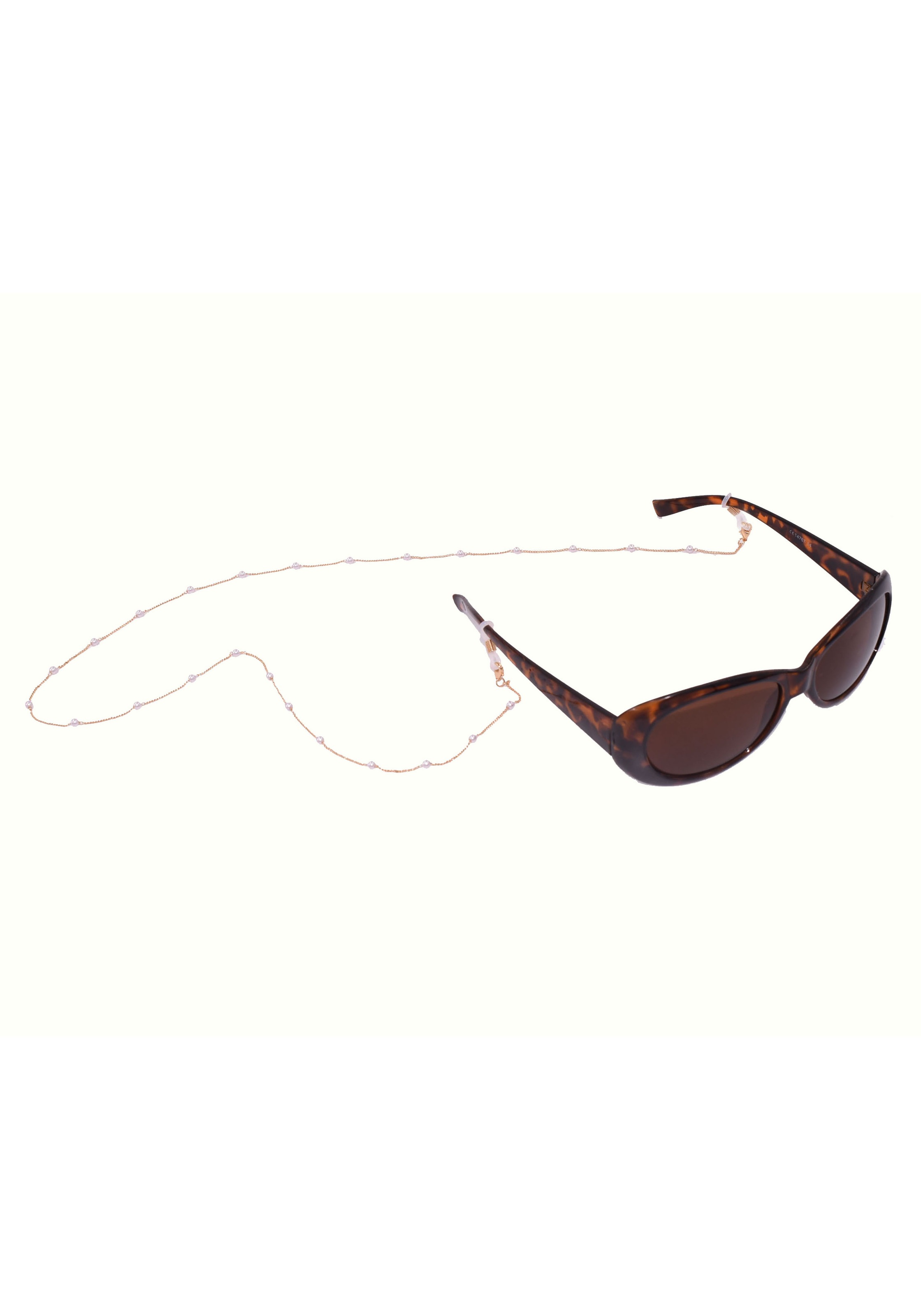 Firetti Brillenkette »Schmuck Geschenk Brillenkette Gliederkette Kügelchen glänzend«, (1 St.), mit Glasperlen