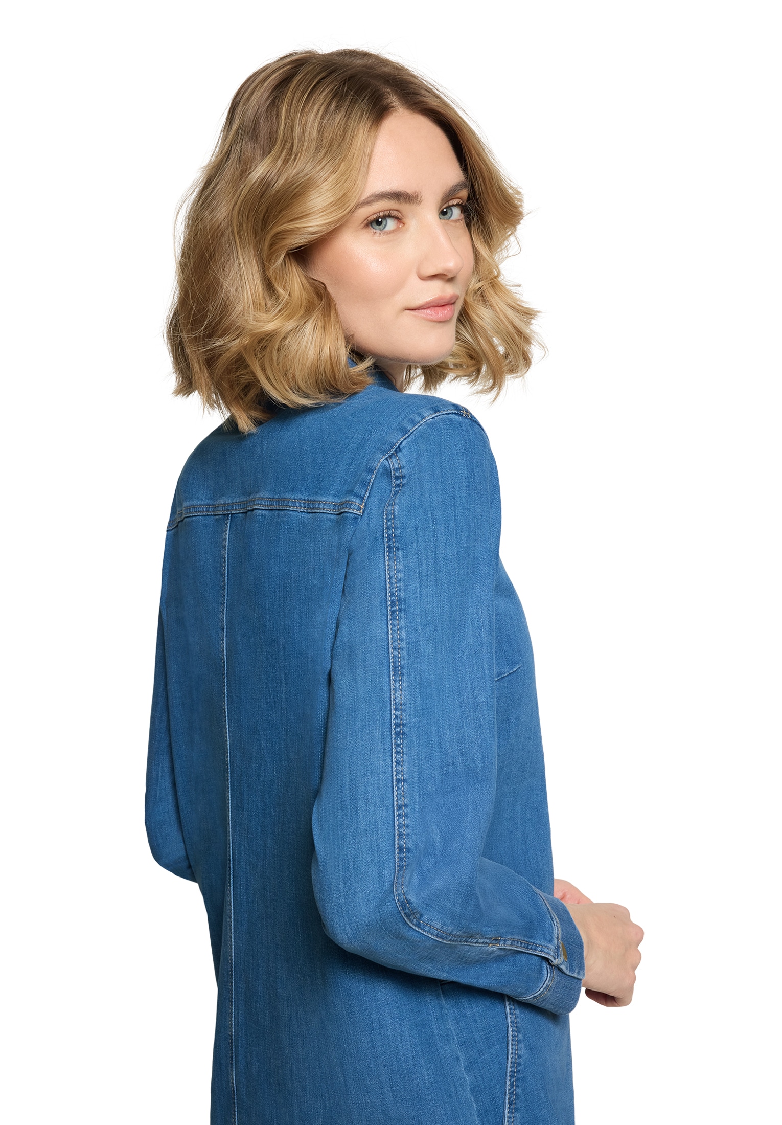 Betty Barclay Hemdblusenkleid »Damen mit Knopfleiste« Eingrifftasche | aufgesetzte Taschen