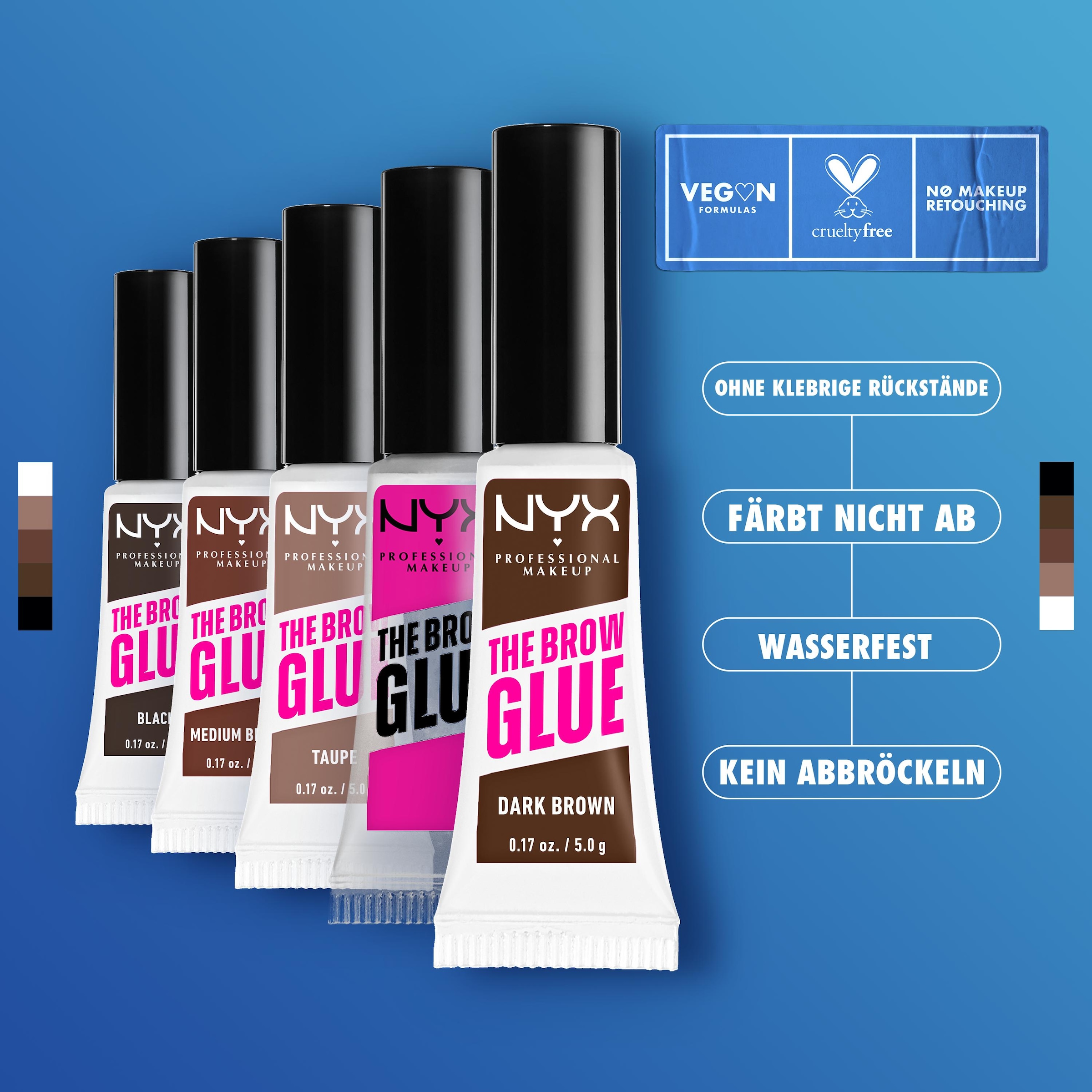 NYX Schmink-Set »NYX Professional Makeup The Brow Glue Stick 3er Set«
