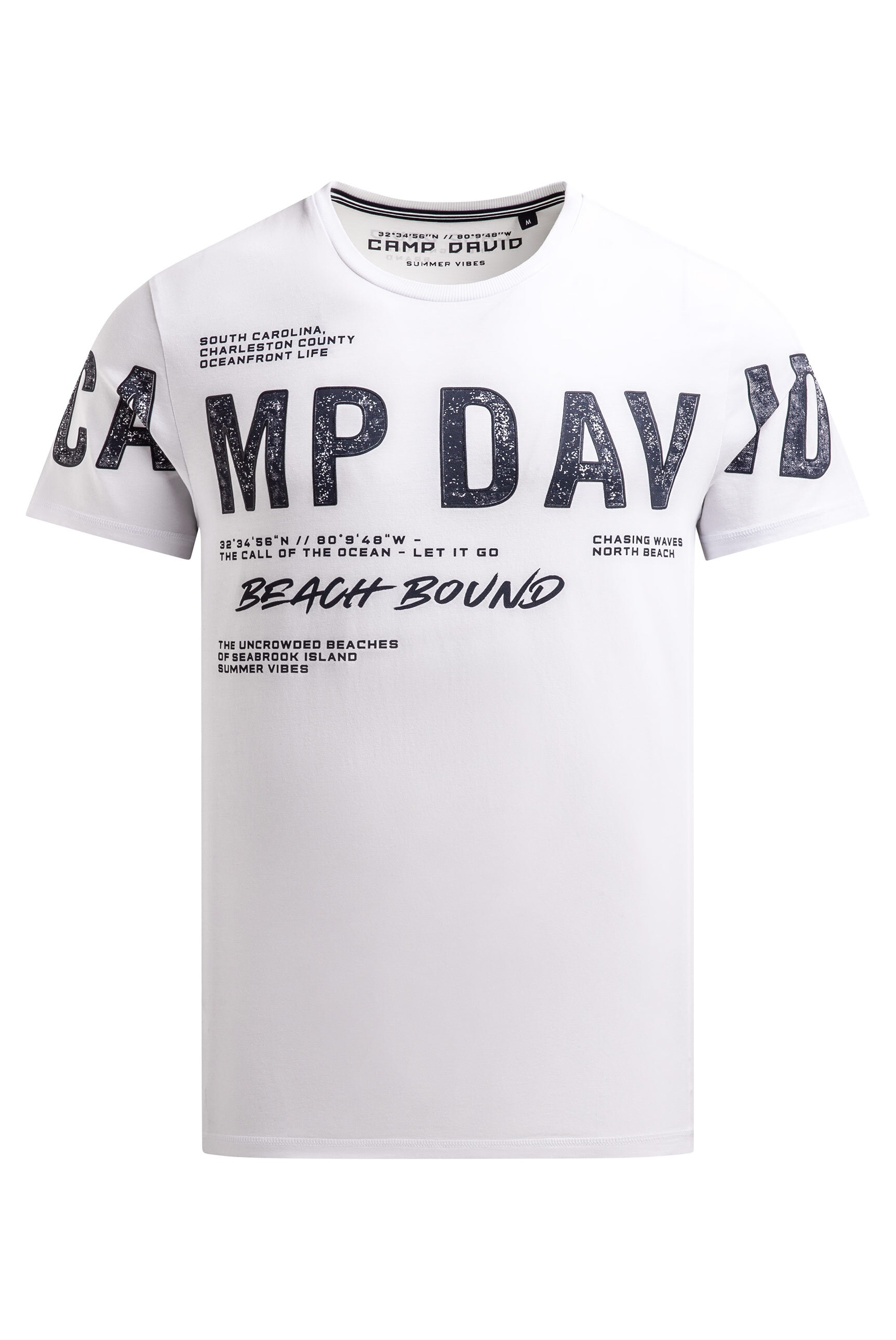CAMP DAVID Rundhalsshirt mit Baumwolle