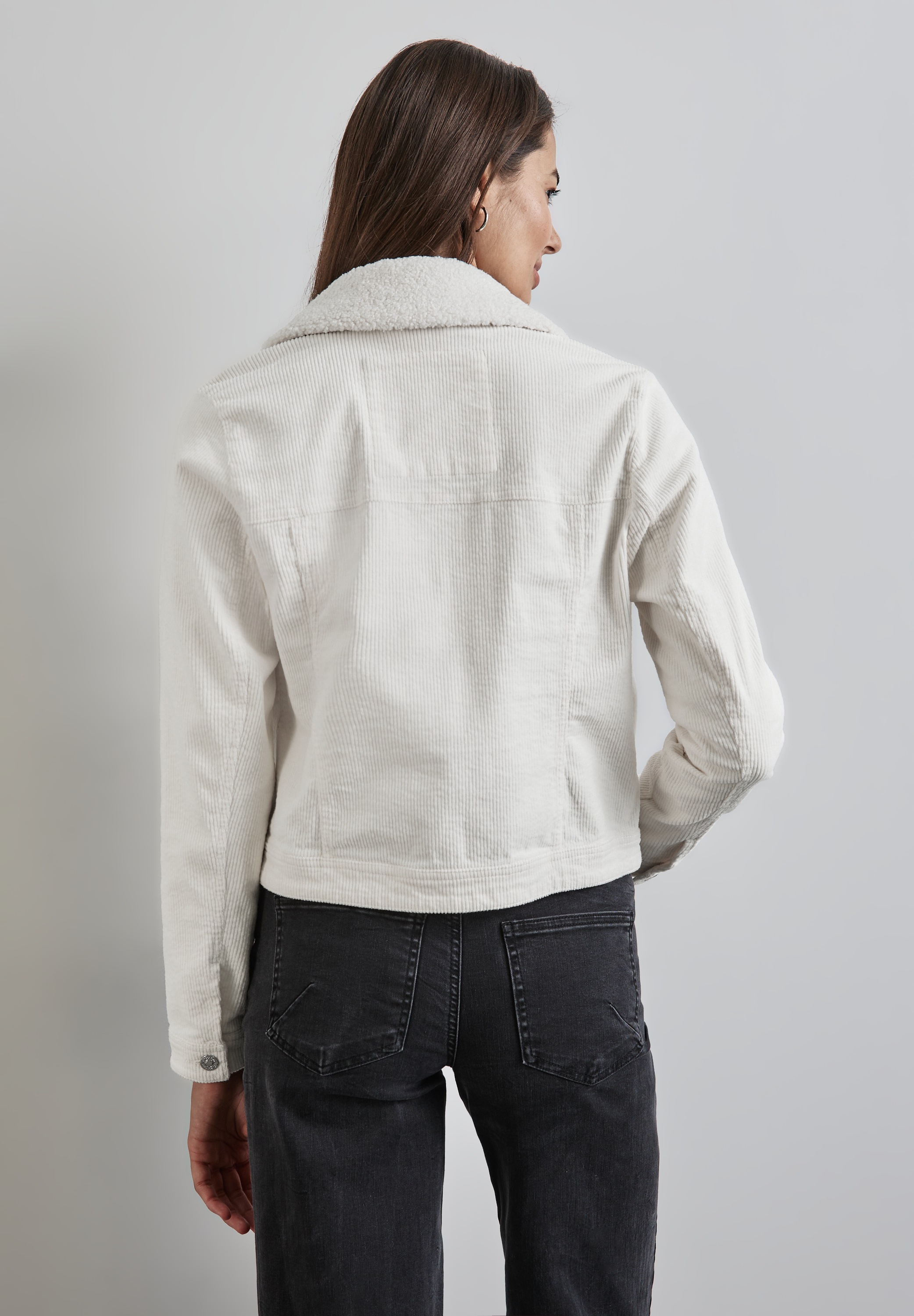 STREET ONE Cordjacke, ohne Kapuze, mit Brusttaschen