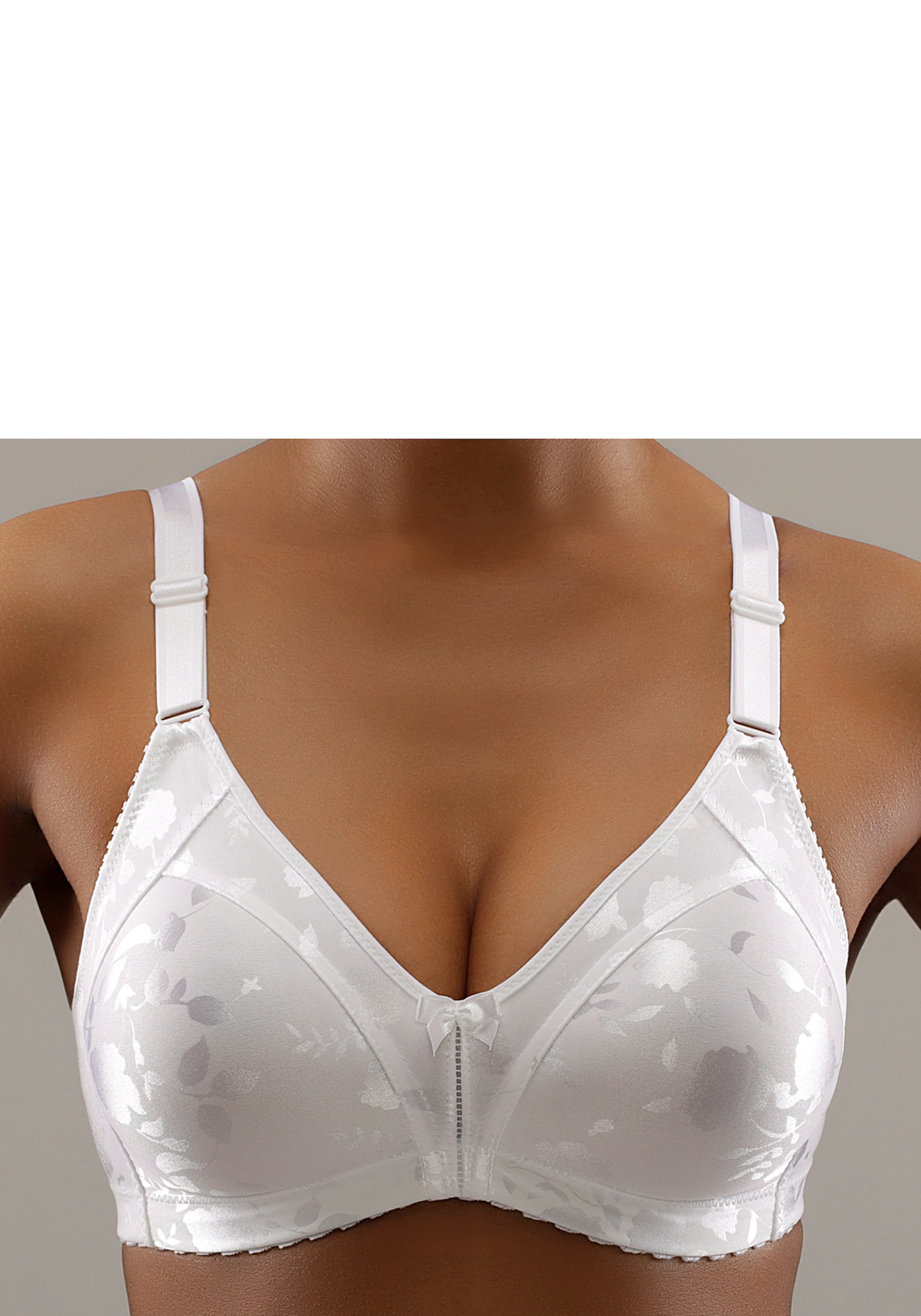 Naturana Minimizer-BH »Minimizer« 1 Stk. tlg., Shaping-Effekt, breite Träger, feminin, bügellos, Satin, Blumenmuster