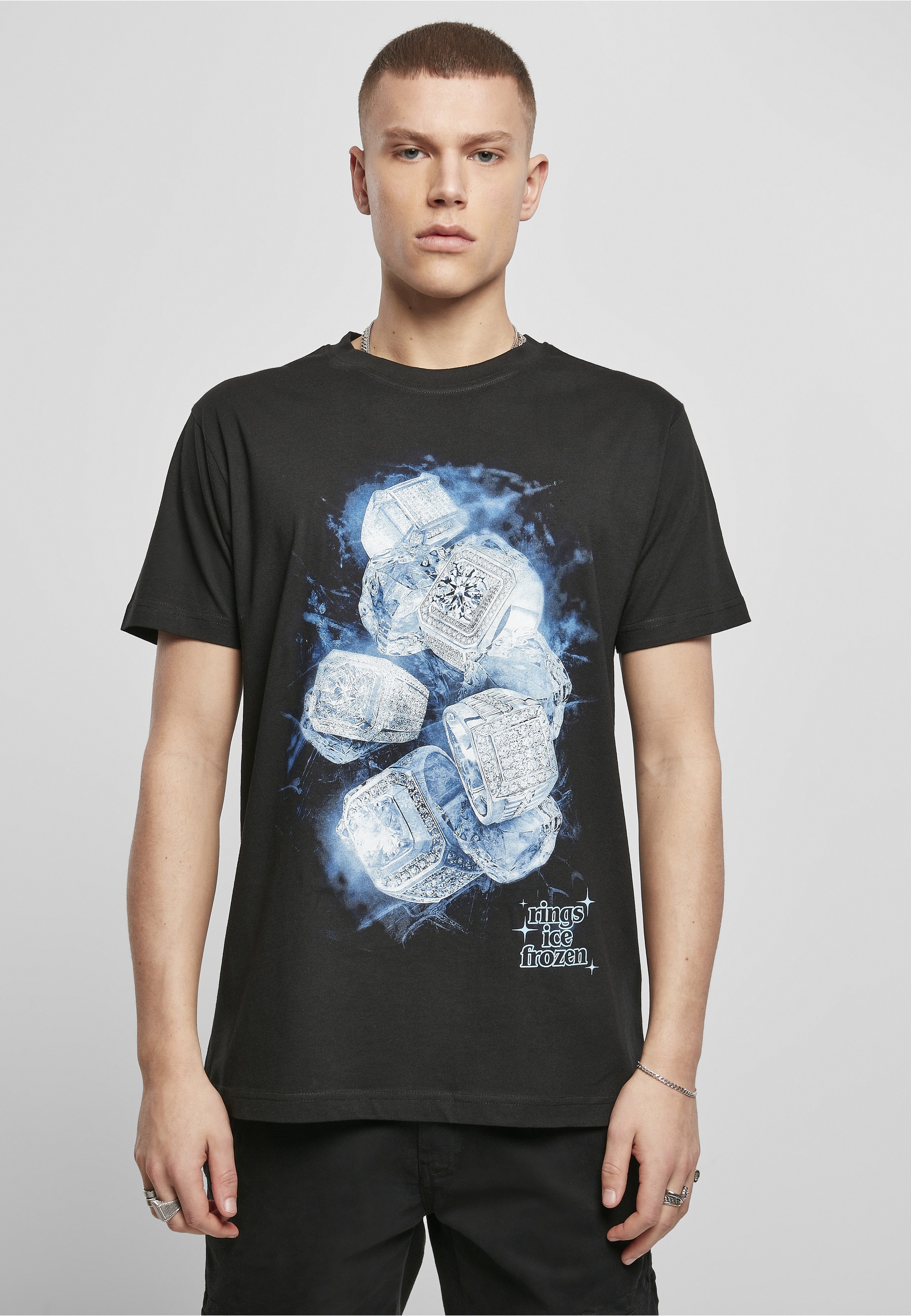 MisterTee T-Shirt »MisterTee Herren Ice Rings Tee« 1 Stk.