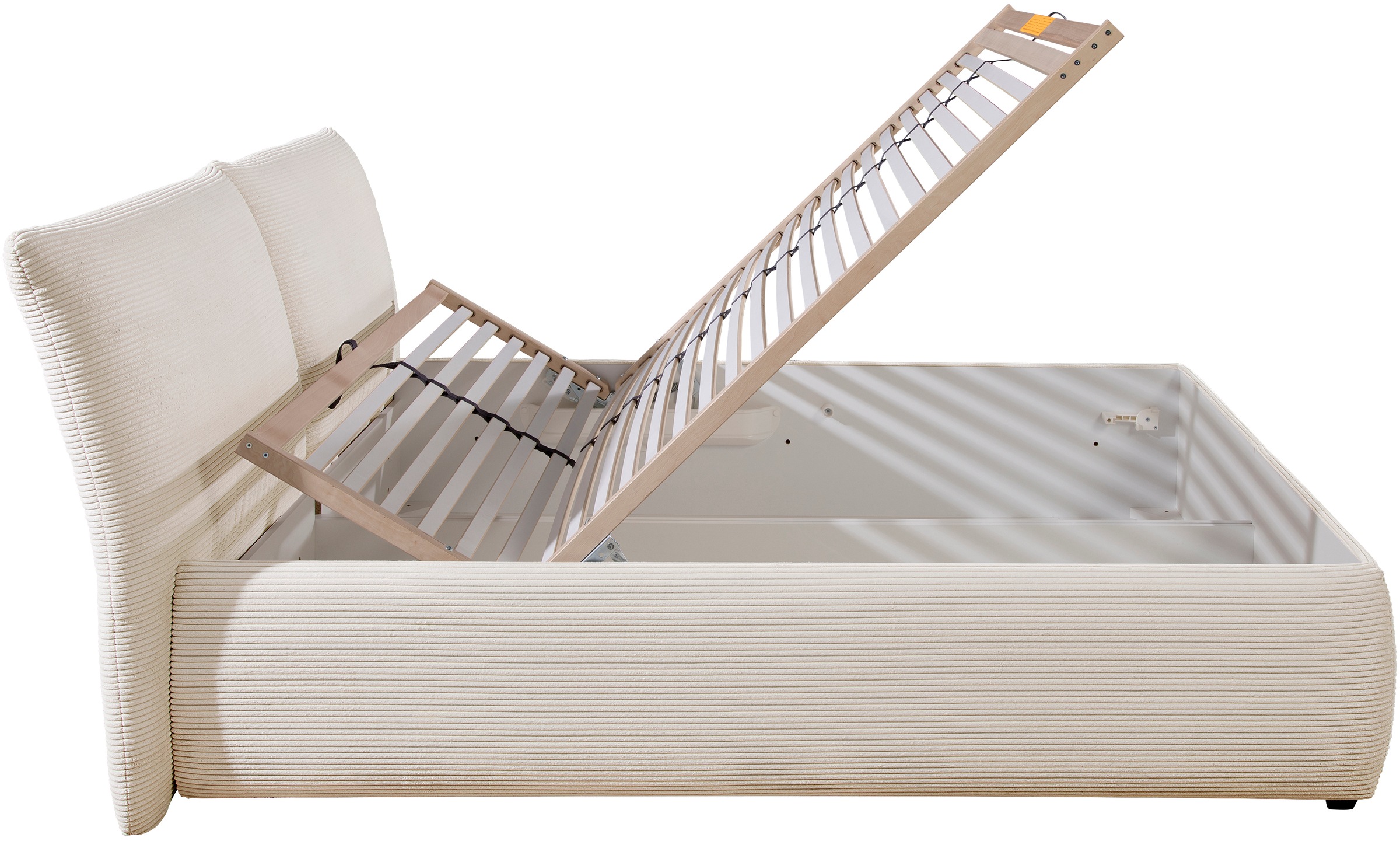 Thumbnail - Maintal Polsterbett "Wiesenbach, mit Cord-Bezug" wahlweise in Härtegrad H2, H3 oder H4