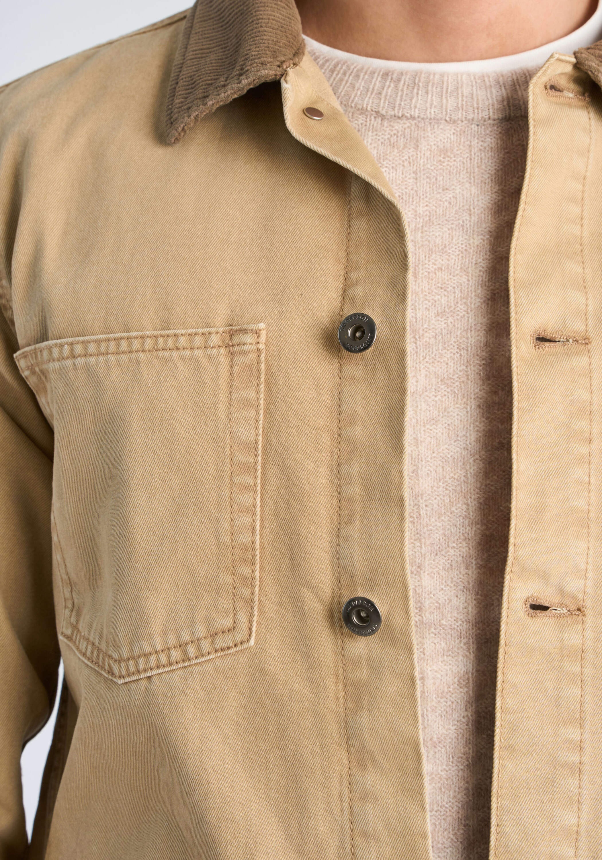 LINDBERGH Outdoorhemd »Hemdjacke Modern Fit, Cropped«