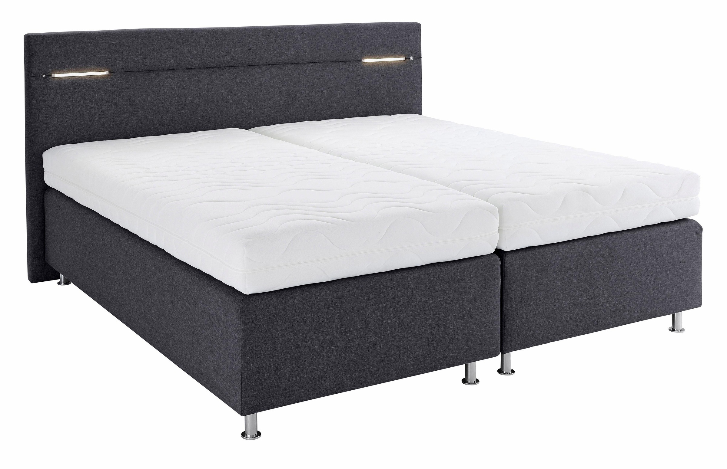 Westfalia Schlafkomfort Boxspringbett, wahlweise mit LED-Beleuchtung