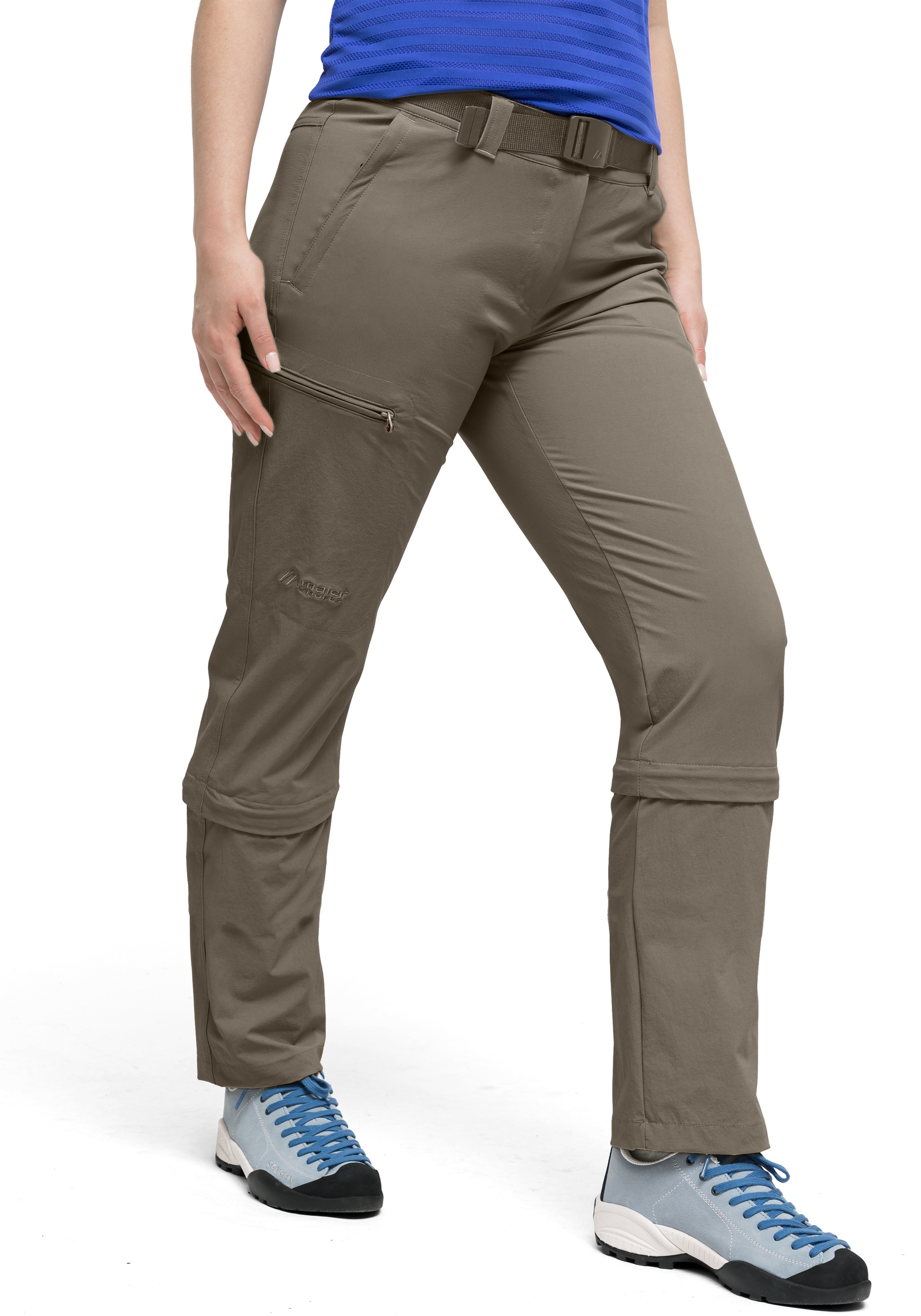 Maier Sports Funktionshose »Arolla«, Damen Wanderhose, zipp-off Outdoor-Hose, 3 Taschen, Regular Fit