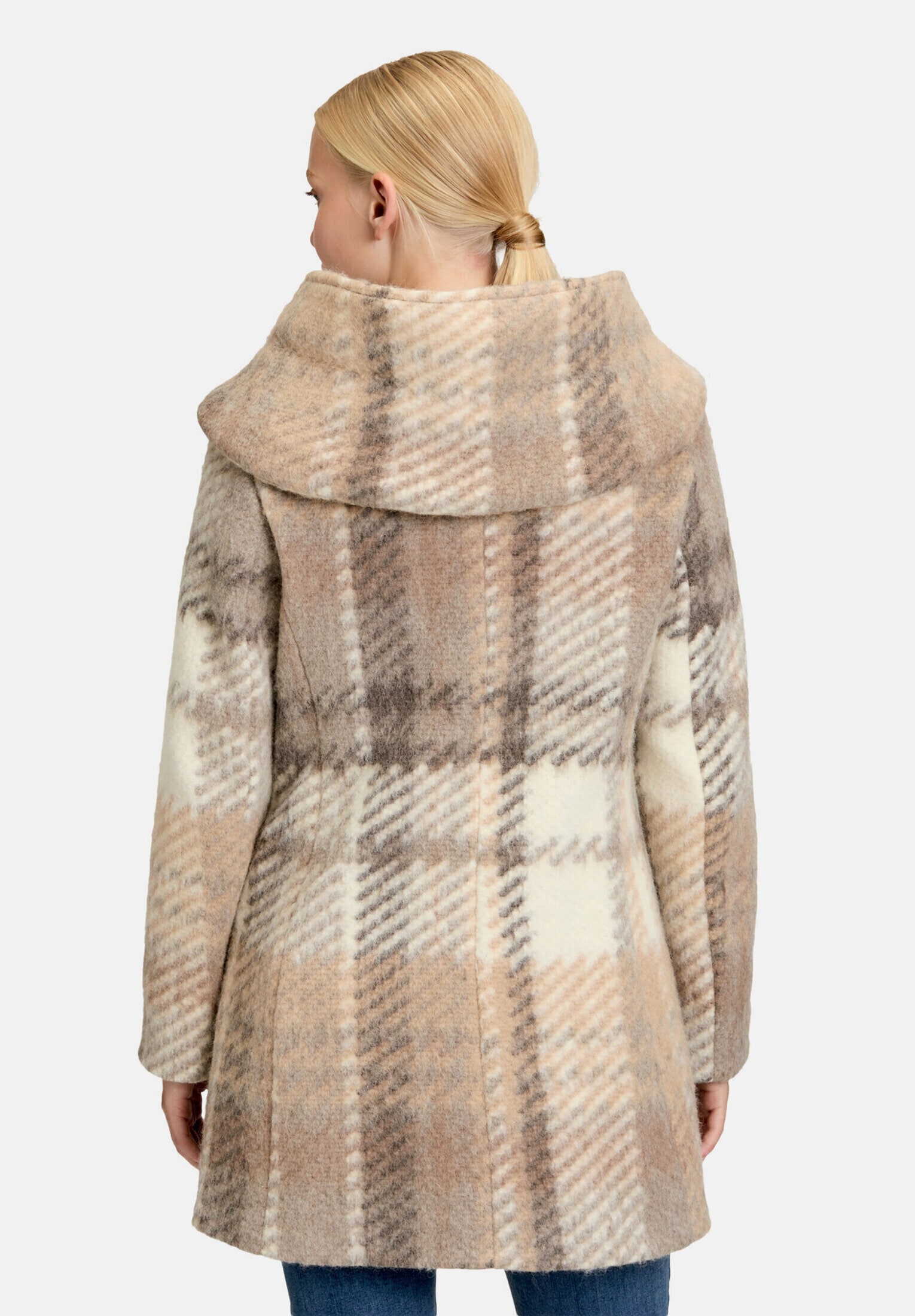 Amber & June Kurzjacke »Damen mit Kapuze« mit Kapuze