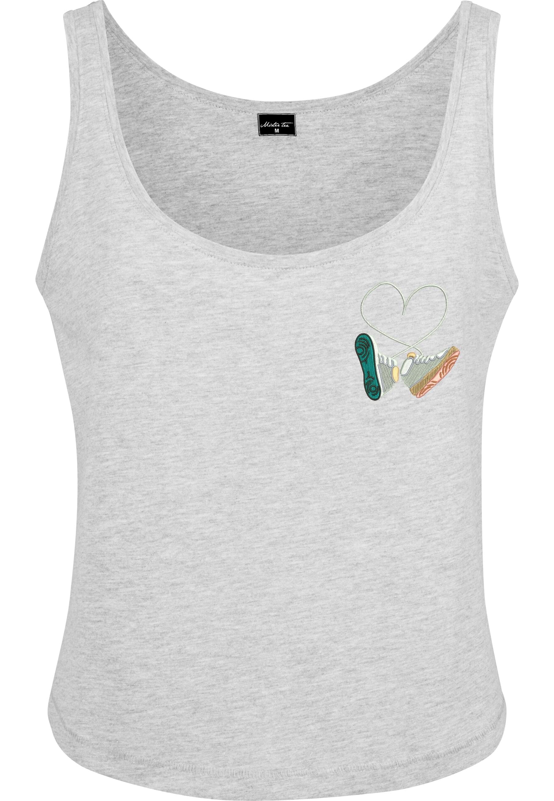 MisterTee Muskelshirt "MisterTee Damen Ladies Kicks Love EMB Tank" 1 Stk. günstig online kaufen