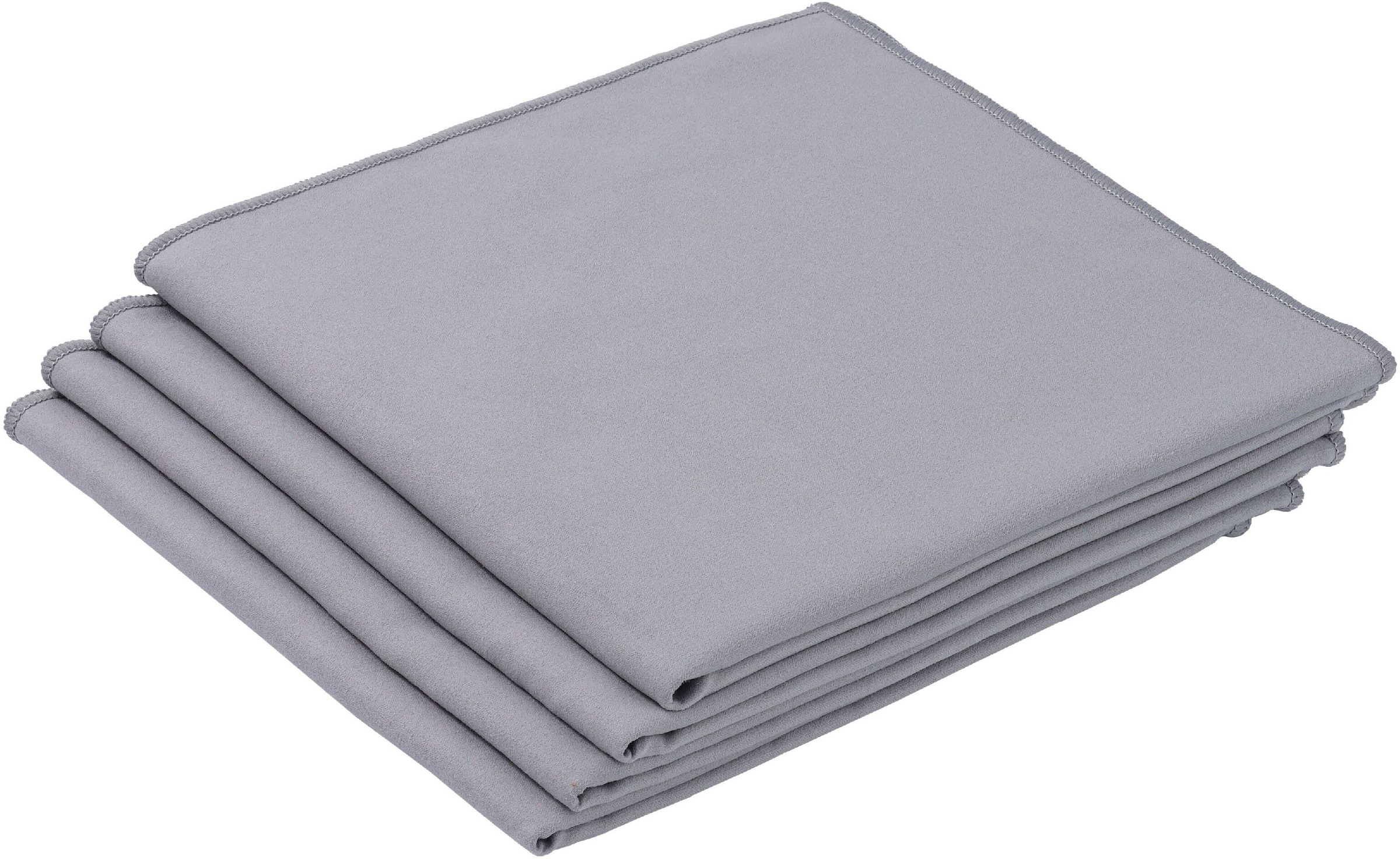 OTTO home Handtücher »Leoa, diverse Größen, Sporthandtuch, Reisehandtuch, Strandtuch« sehr leicht, kompakt, schnelltrocknend, Mikrofaser mit Kontrastnaht