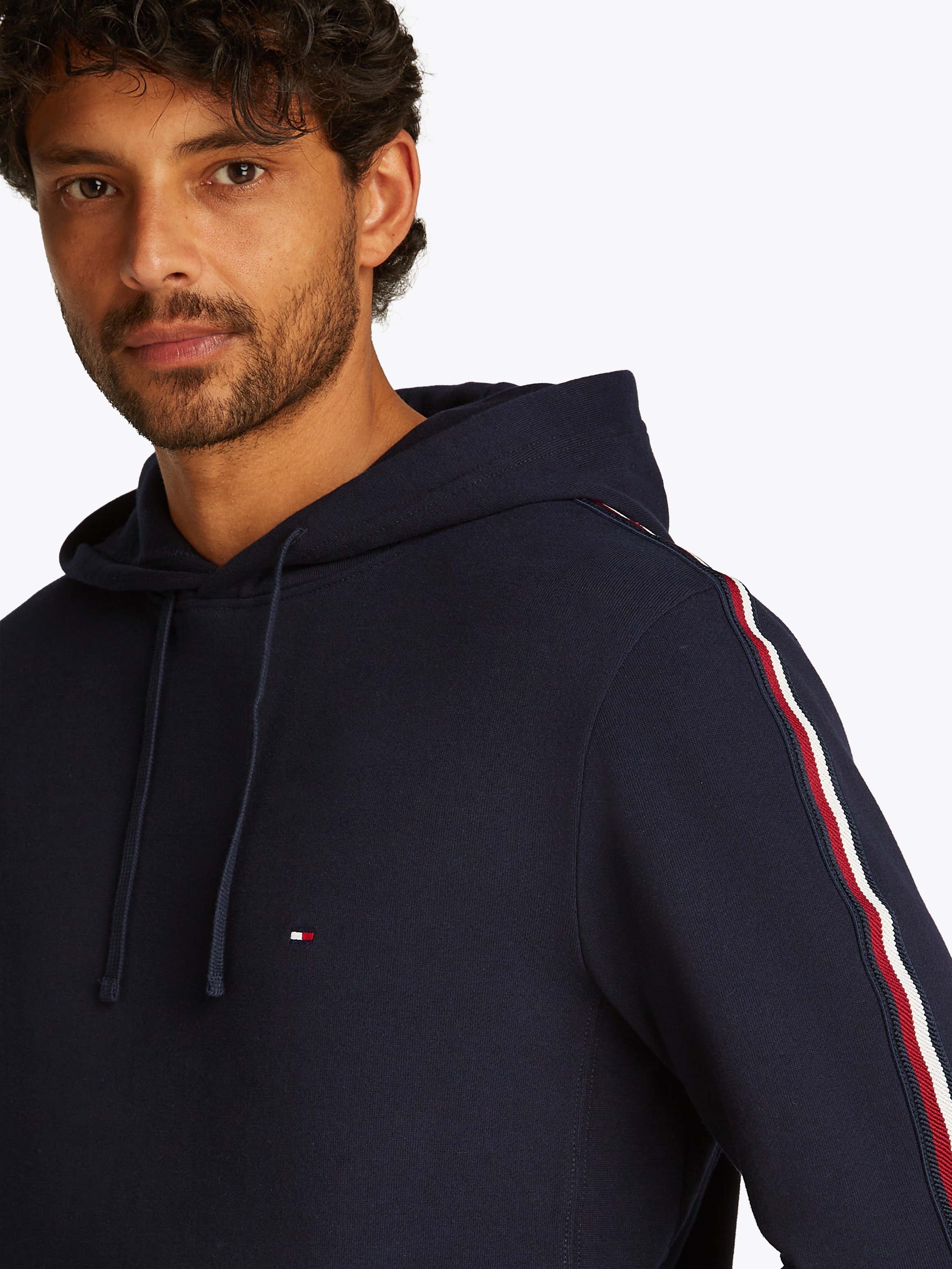 Tommy Hilfiger Hoodie "GLOBAL STRIPE HOODY", mit Streifen in Tommy farbe au günstig online kaufen