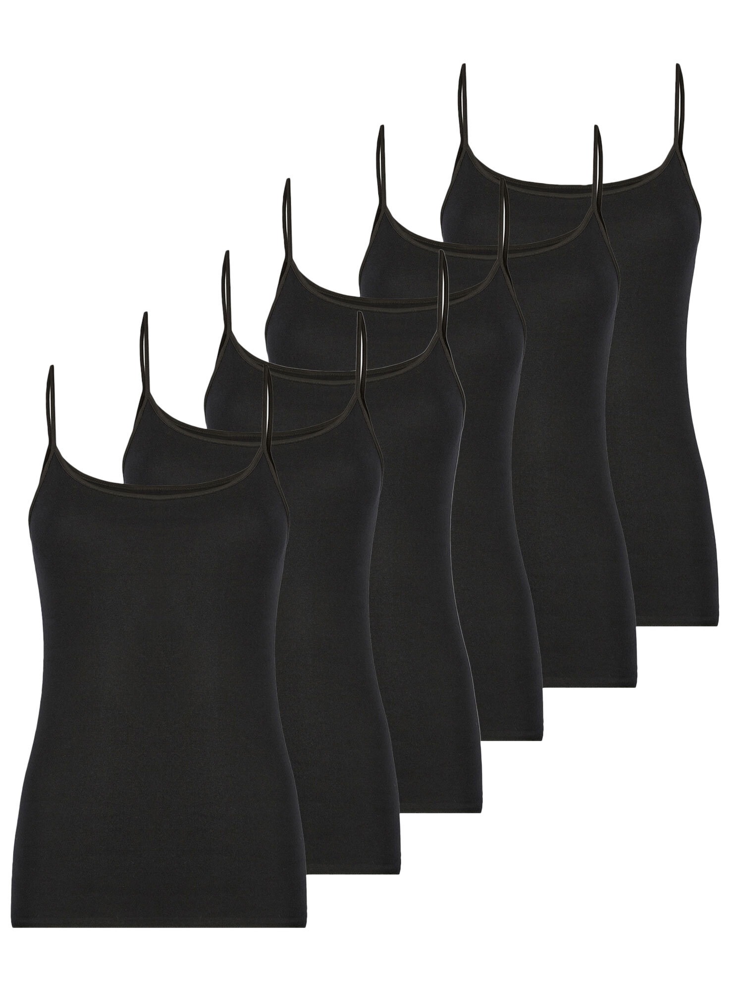 Nina Von C. Achseltop "6er Pack Trägerhemd Fine Cotton"