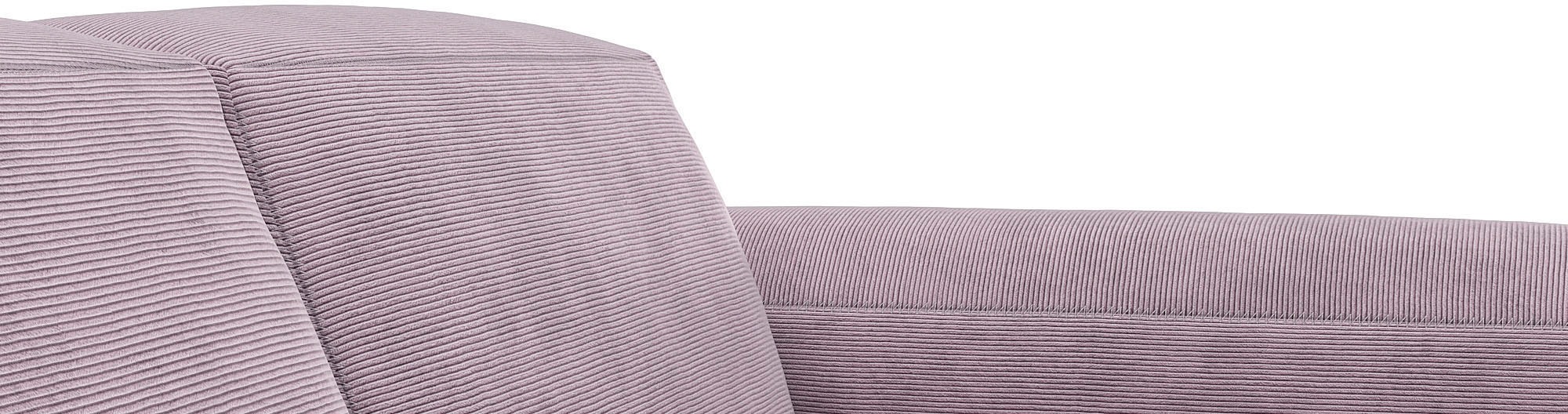 FLEXLUX Ecksofa »Lucera bequem und komfortabel durch hochwertigen Sitzaufbau, L.Form«, modern & anschmiegsam, Kaltschaum, Stahl-Wellenunterfederung