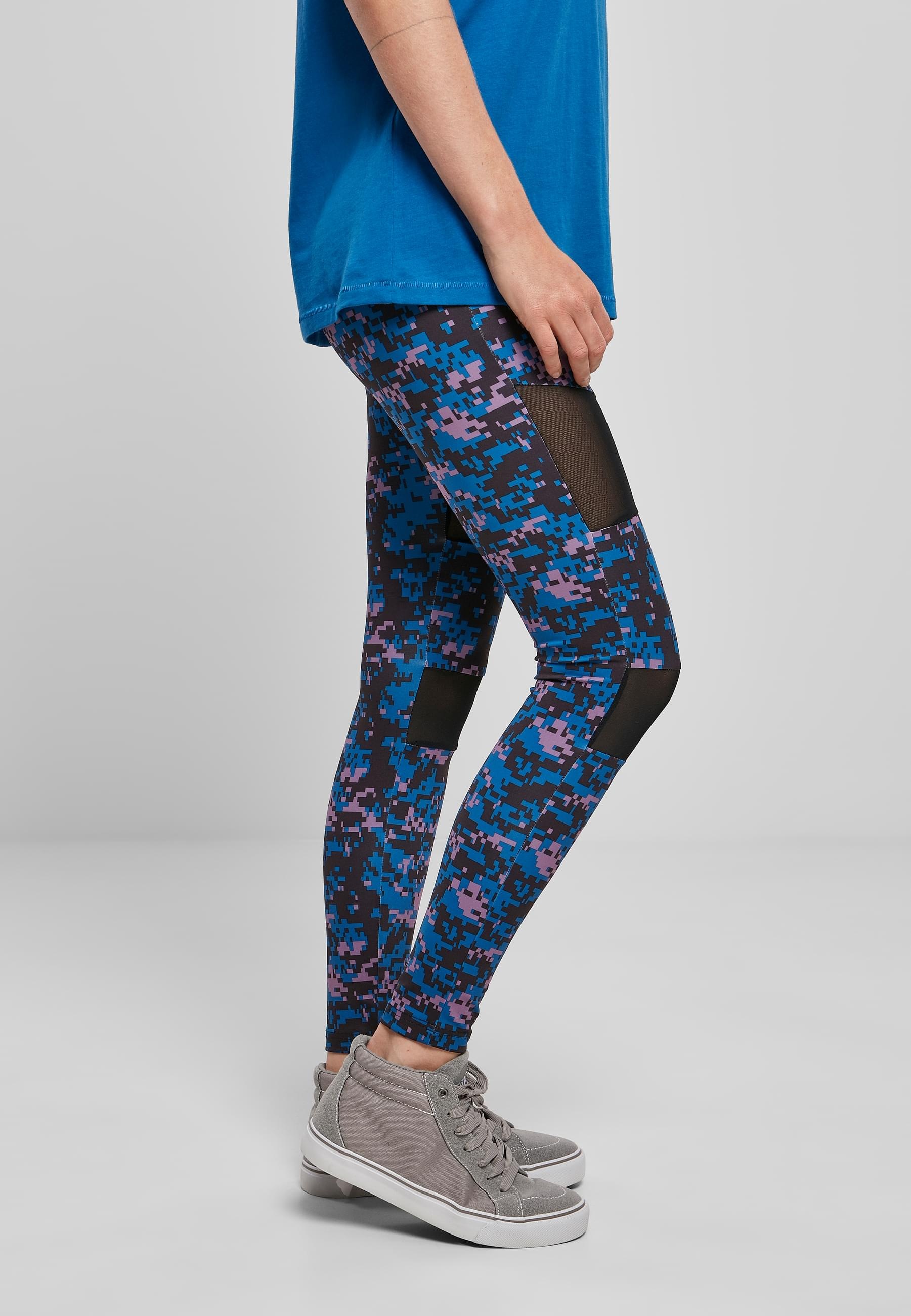 URBAN CLASSICS Leggings »Urban Classics Damen Ladies Camo Tech Mesh Leggings«, (1 tlg.)