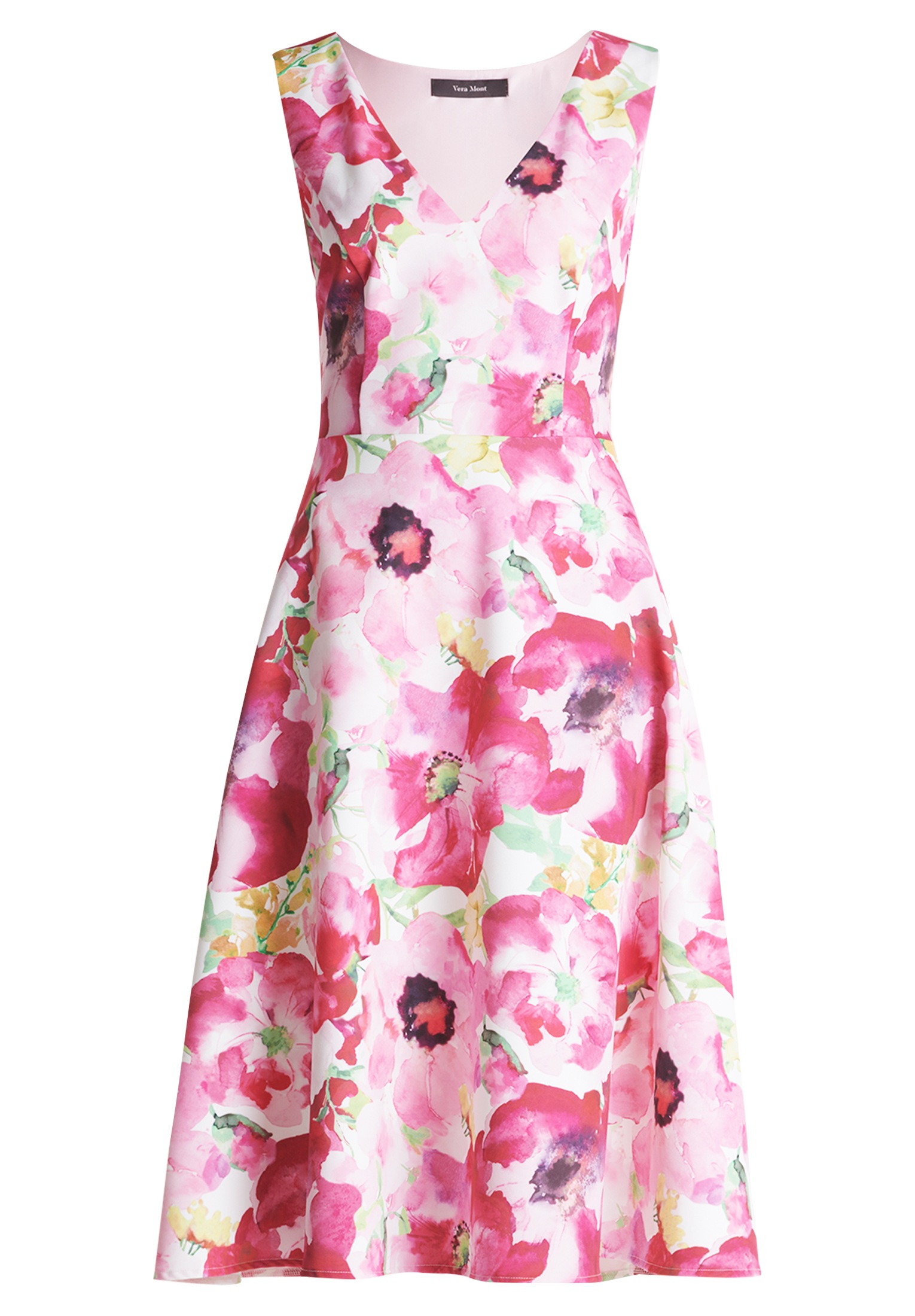 Vera Mont Cocktailkleid "Damen mit Blumenprint" Nahttasche Cut-Outs günstig online kaufen